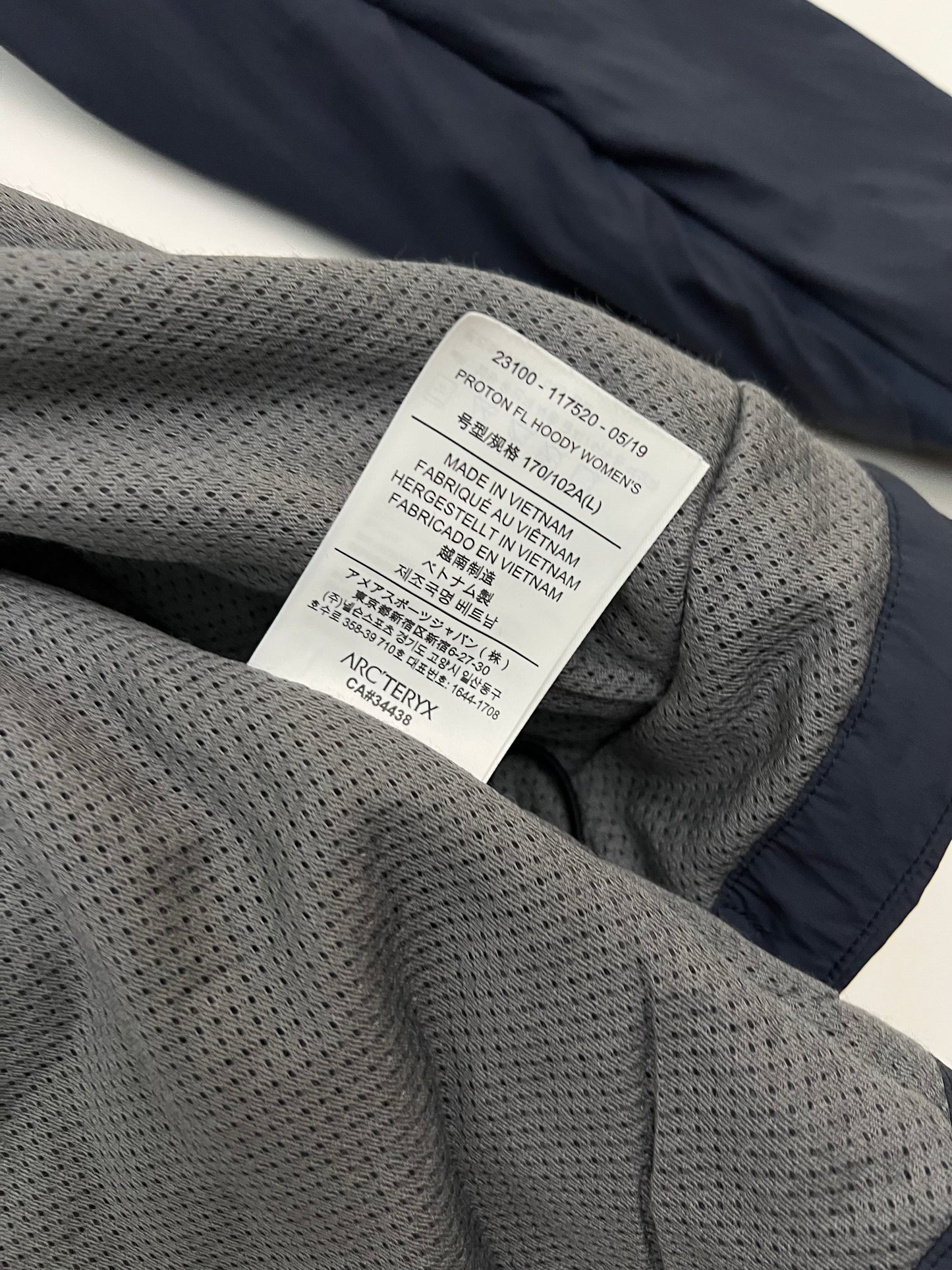 Arc’teryx Proton FL Hoody Blue Women’s L Large
