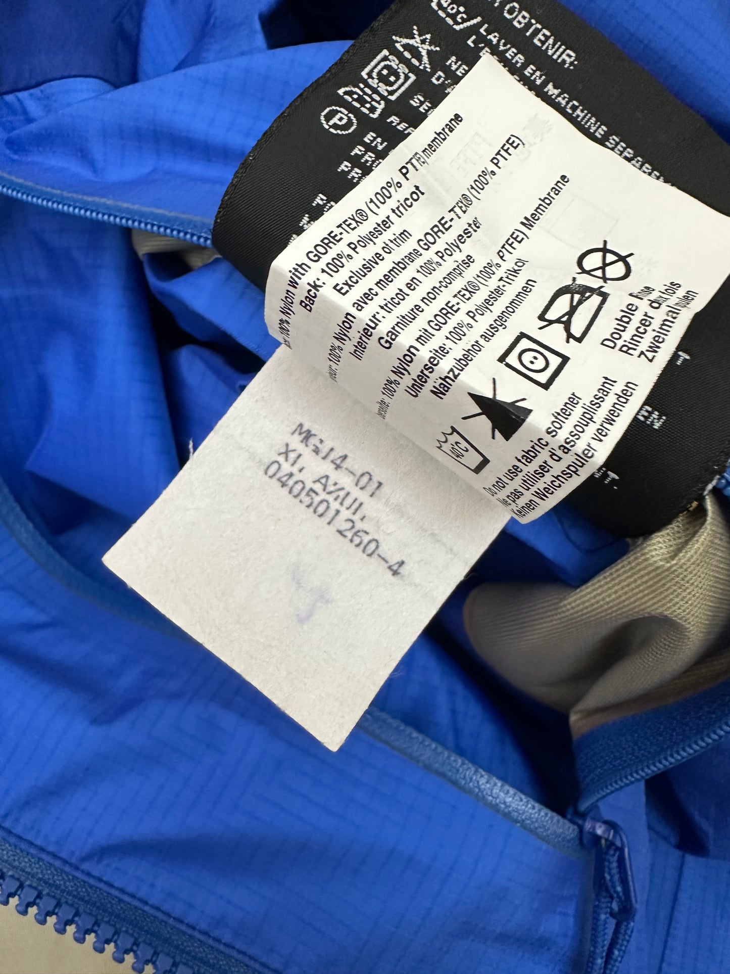 Arc’teryx Alpha LT Jacket Azul Blue Men’s XL Gore-Tex XCR