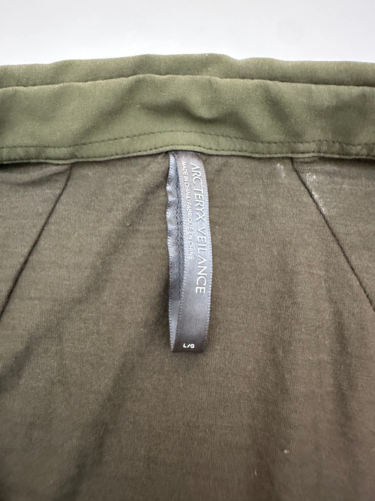 Arc’teryx Veilance Frame LS Polo Olive Green Men’s L Large