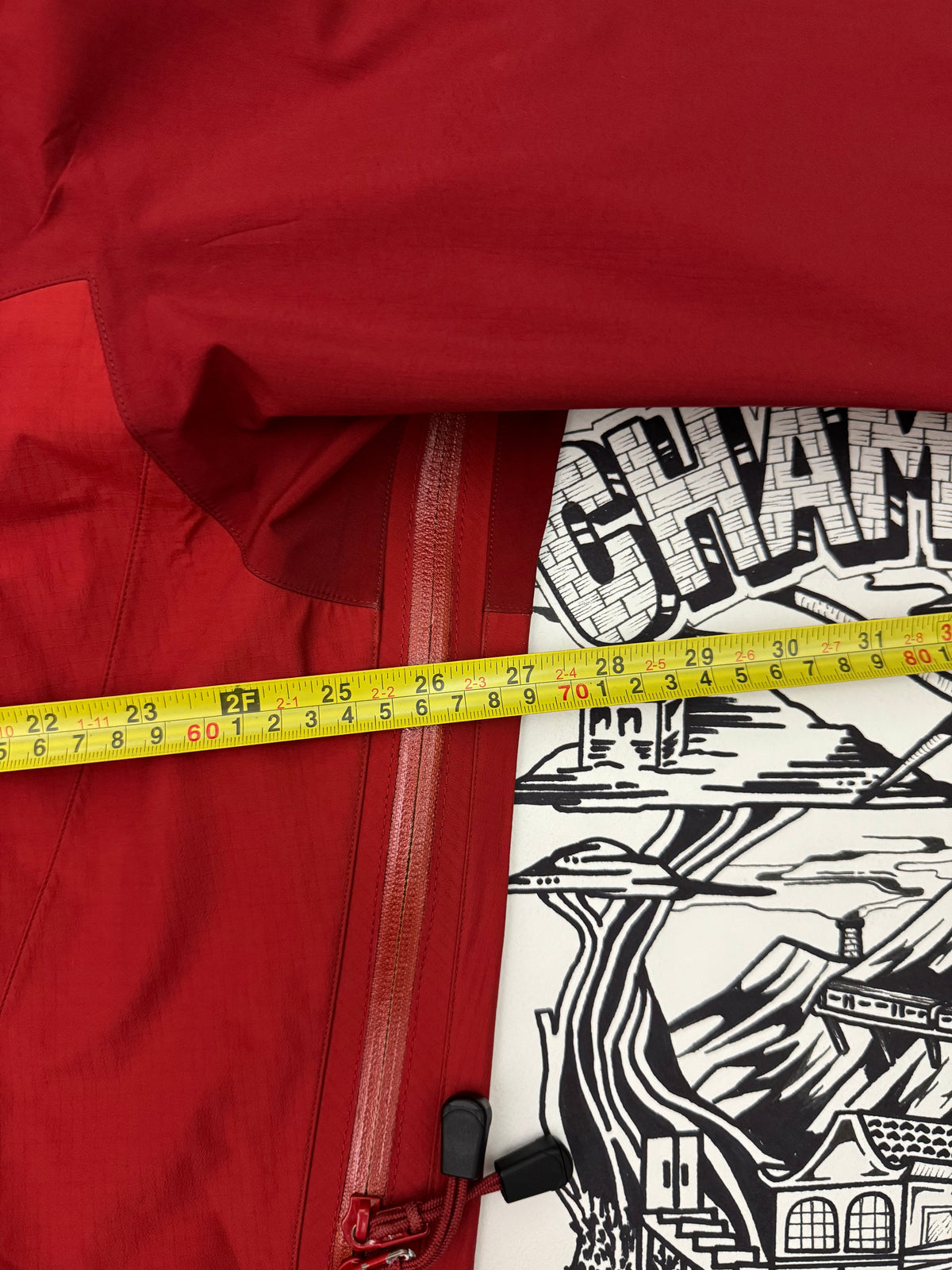 Arc'teryx Alpha SV Jacket Sangria Red Men's L Large Made In Canada Gore-Tex XCR