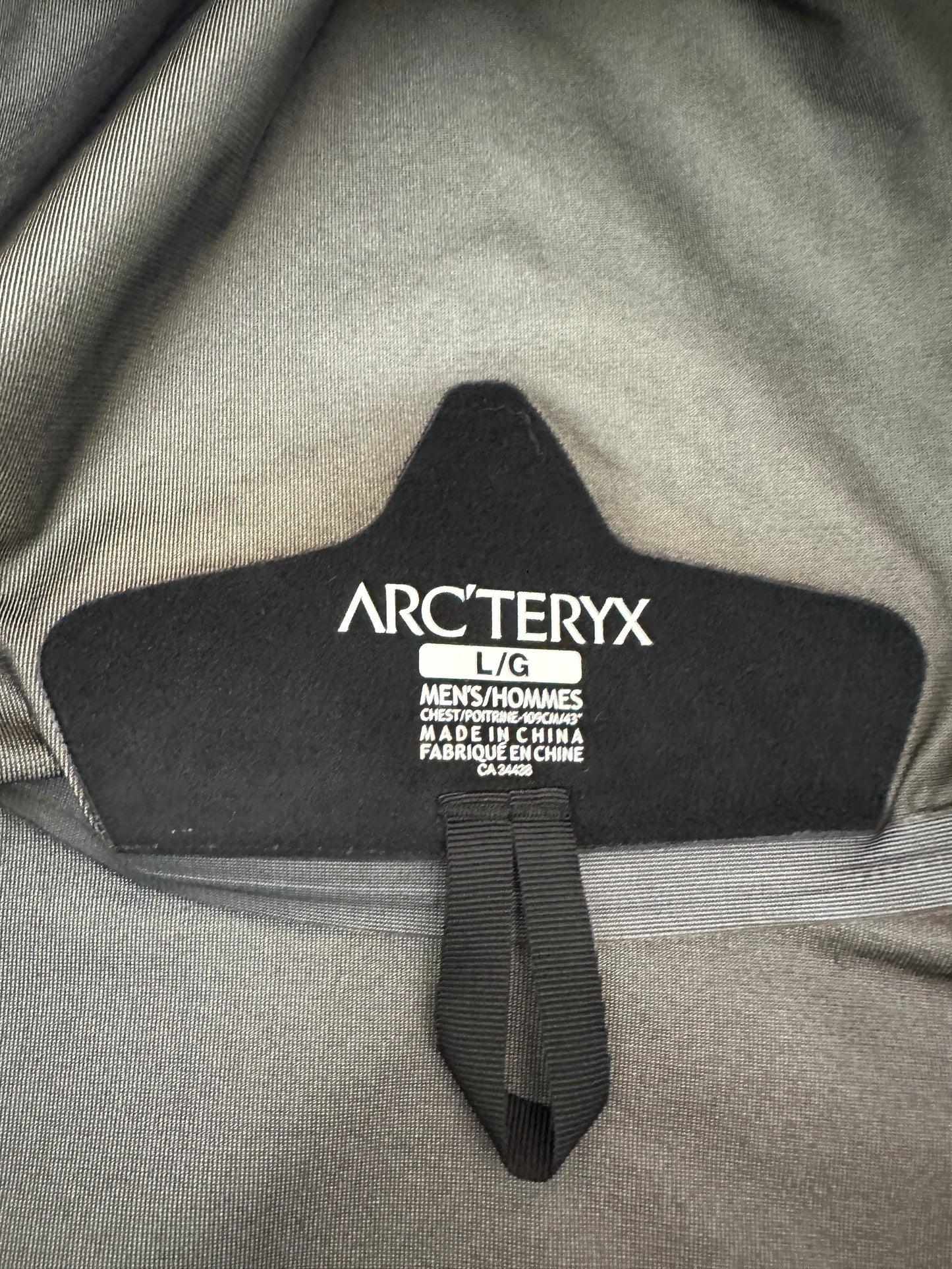 Arc’teryx Alpha Comp Hoody Iron Anvil Grey Men’s L Large Gore-Tex Hybrid