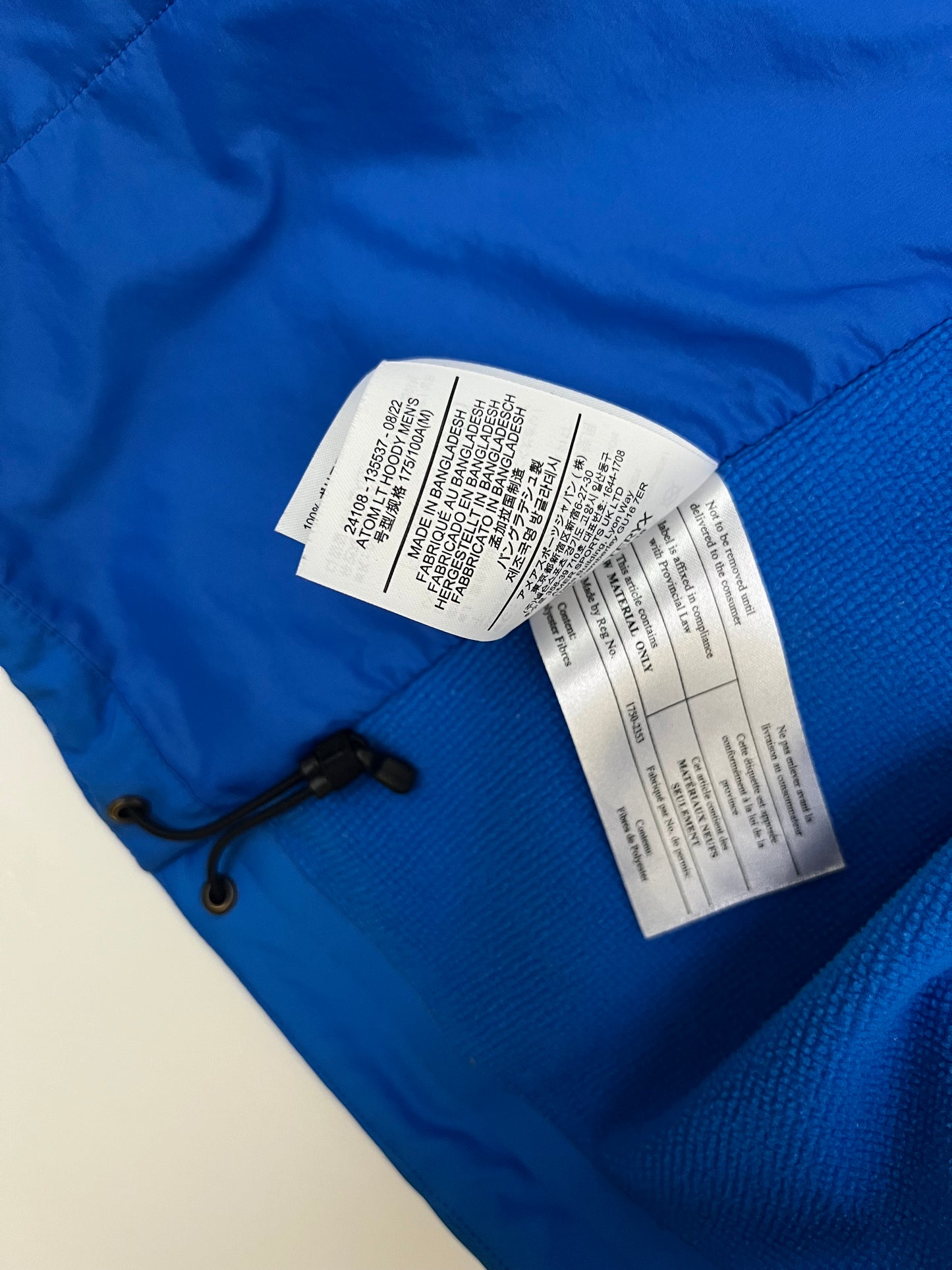Arc’teryx Atom LT Hoody Vitality Blue Men’s M Medium