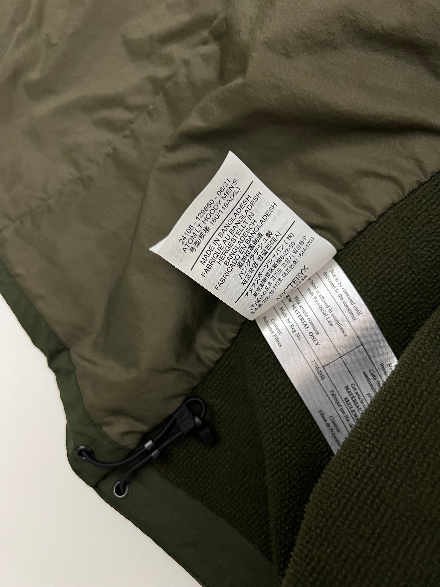 Arc’teryx Atom LT Hoody Dracaena Green Men’s XL Extra Large
