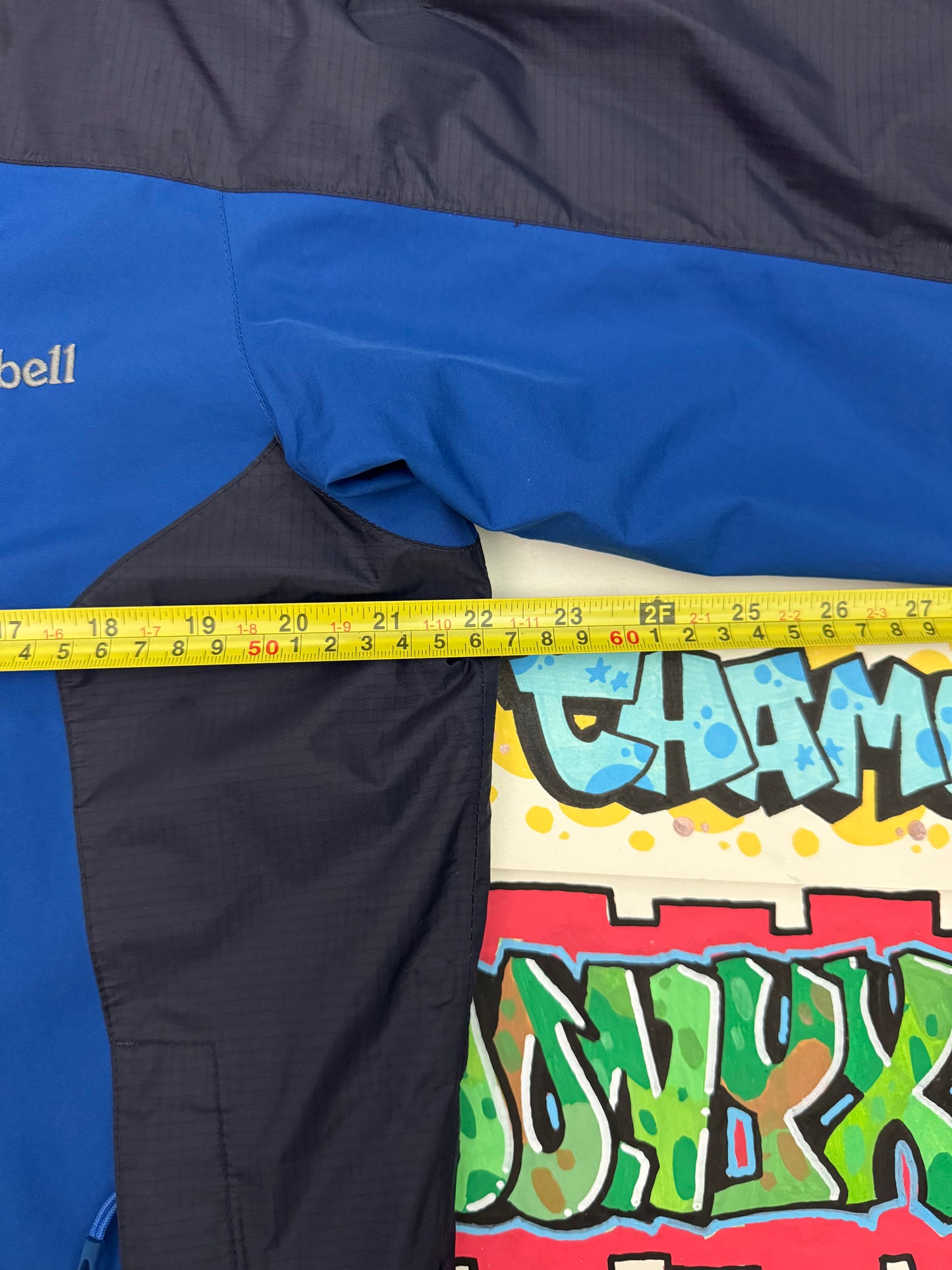 Montbell Rain Trekker Gore-Tex Jacket Men’s S Small Blue