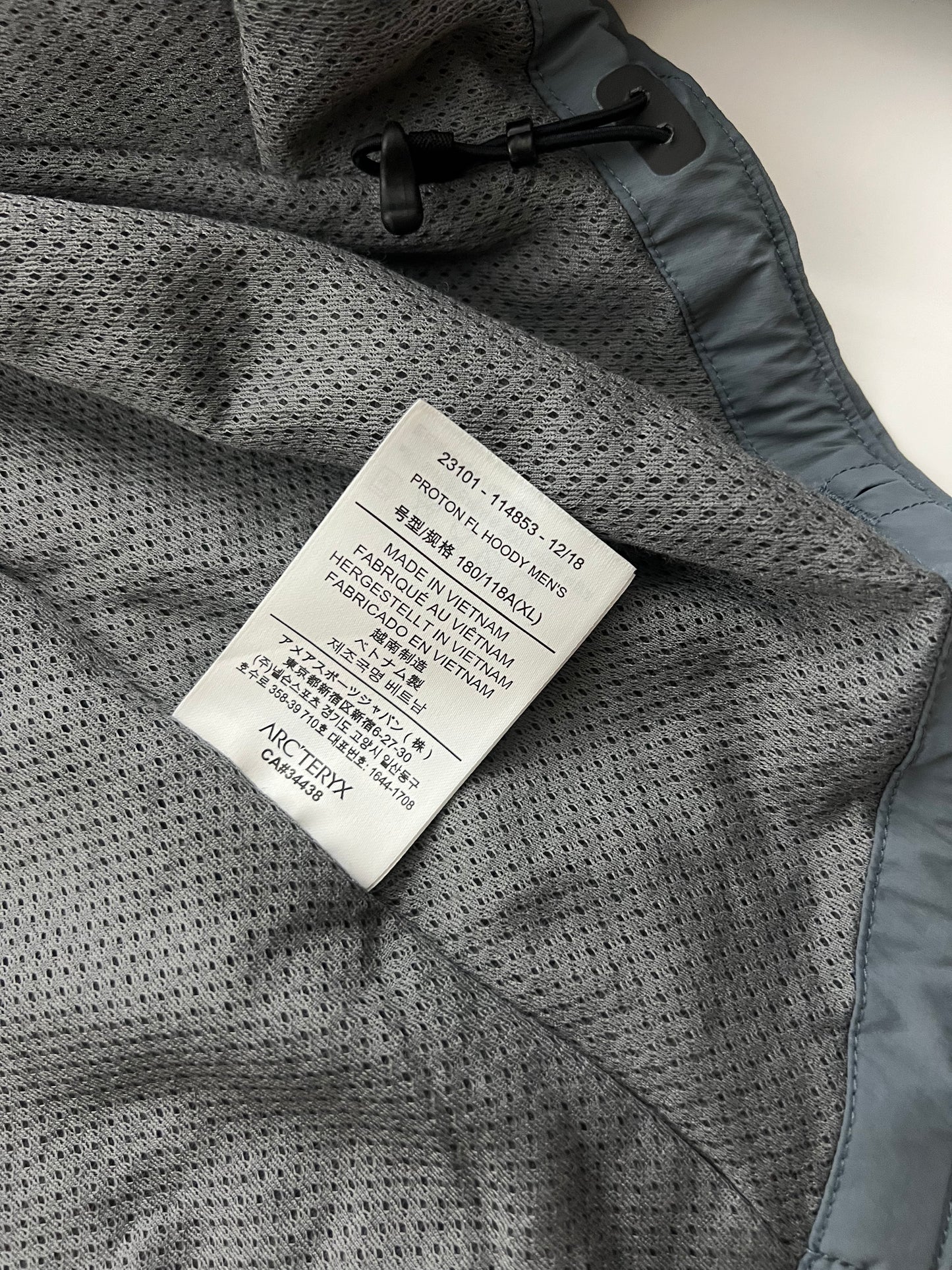 Arc’teryx Proton FL Hoody Proteus Men’s XL Extra Large