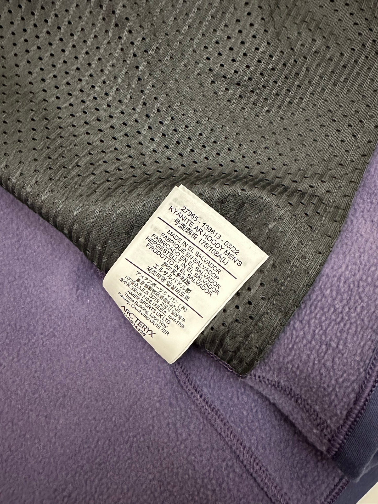 Arc'teryx Kyanite Hoody Multiverse Purple Men's L Large