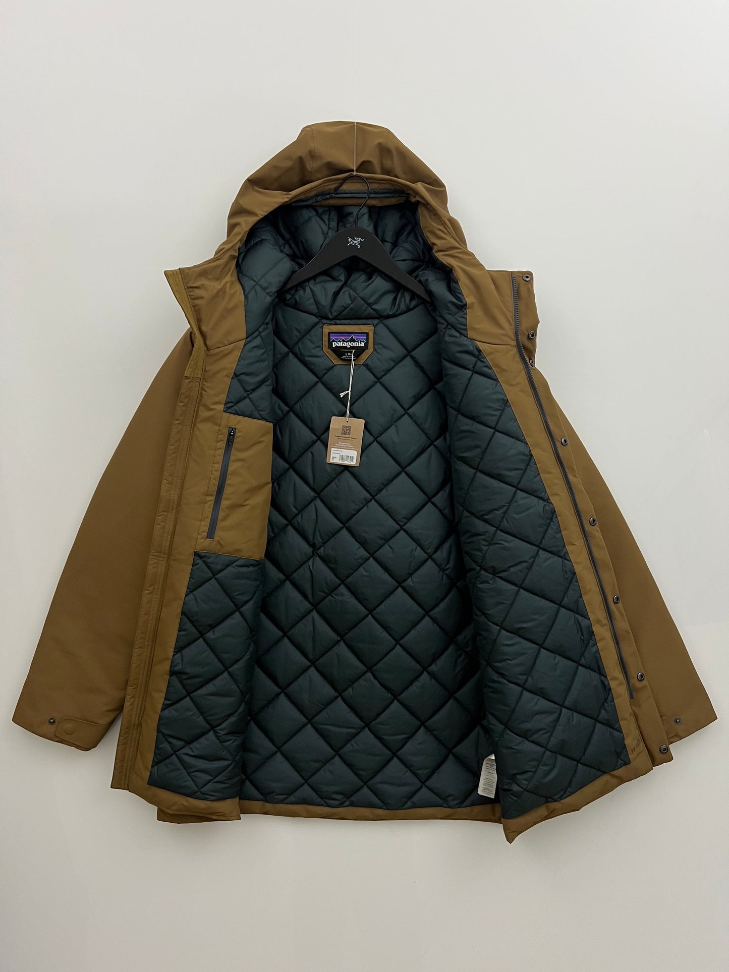 Patagonia Windshadow Waterproof Parka Coriander Brown Men’s L Large