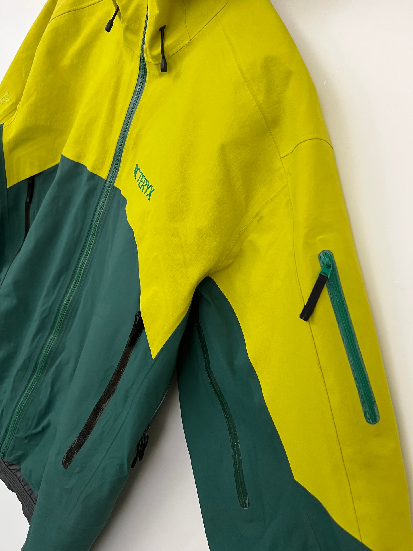 Arc’teryx Rush Jacket Forest Green Men's L Large Gore-Tex Pro RECCO