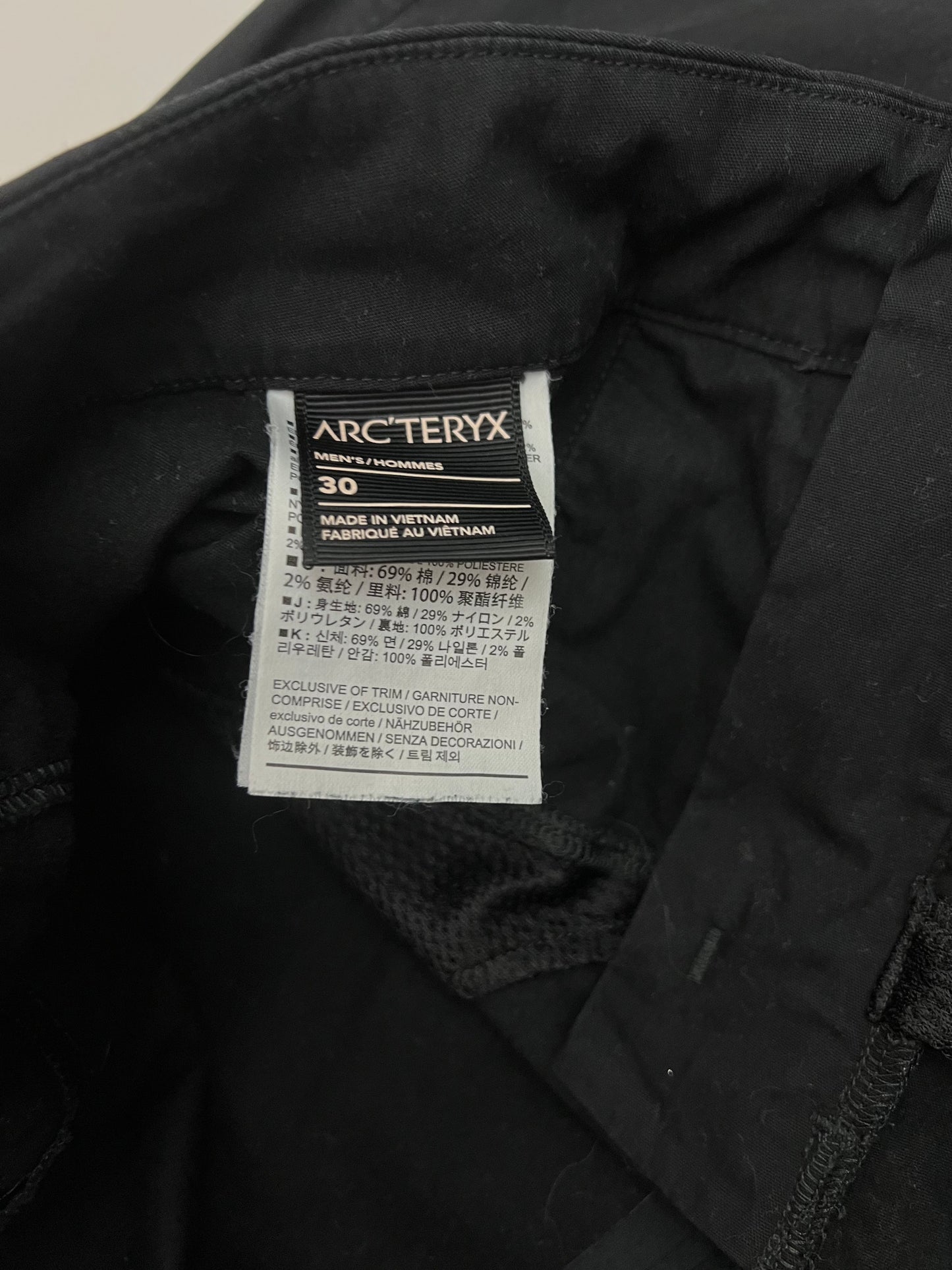 Arc'teryx Konseal Pant Black Men’s 30