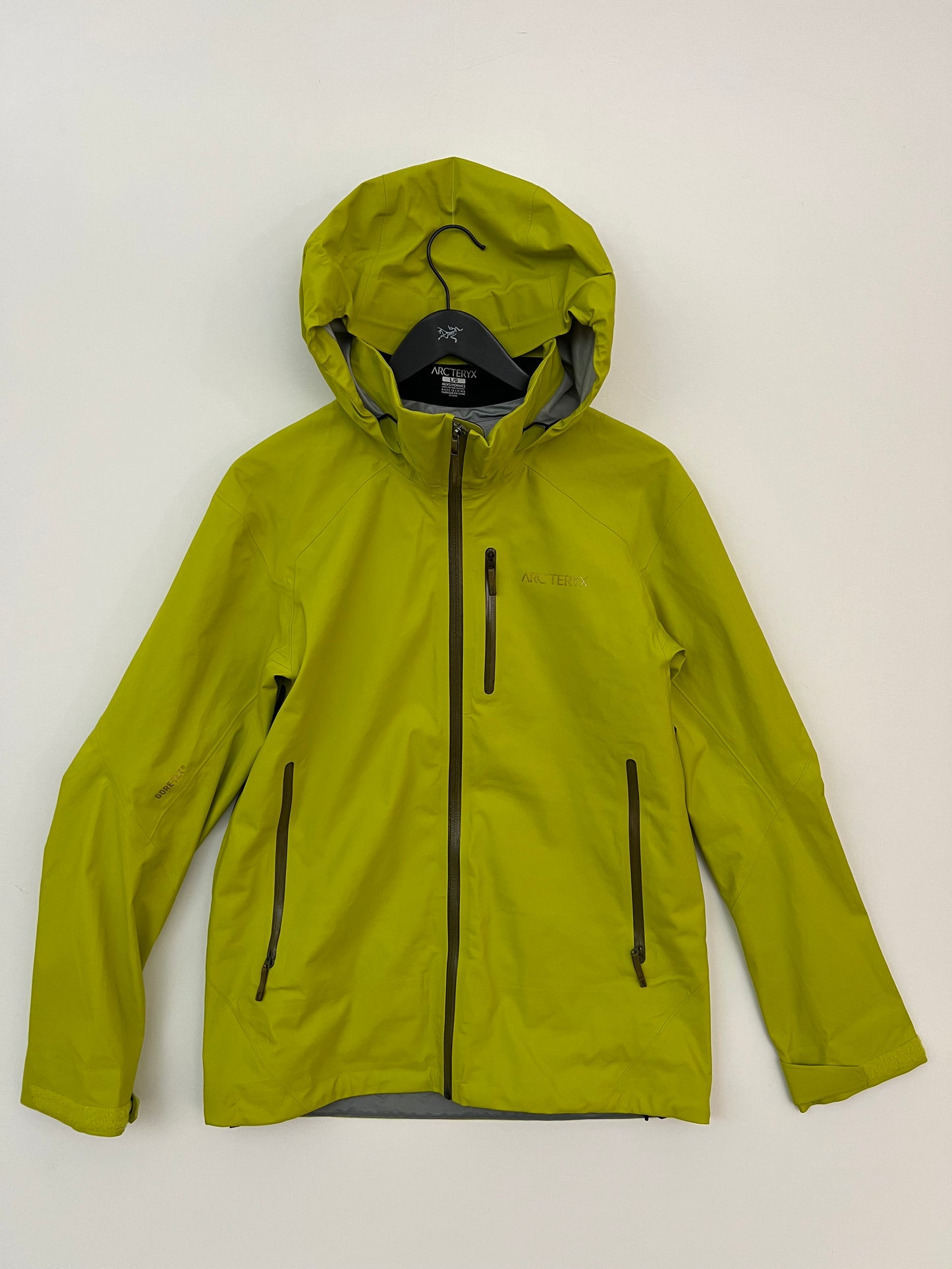 Arc’teryx Cassiar Jacket Yellow Men’s L Large Gore-Tex RECCO