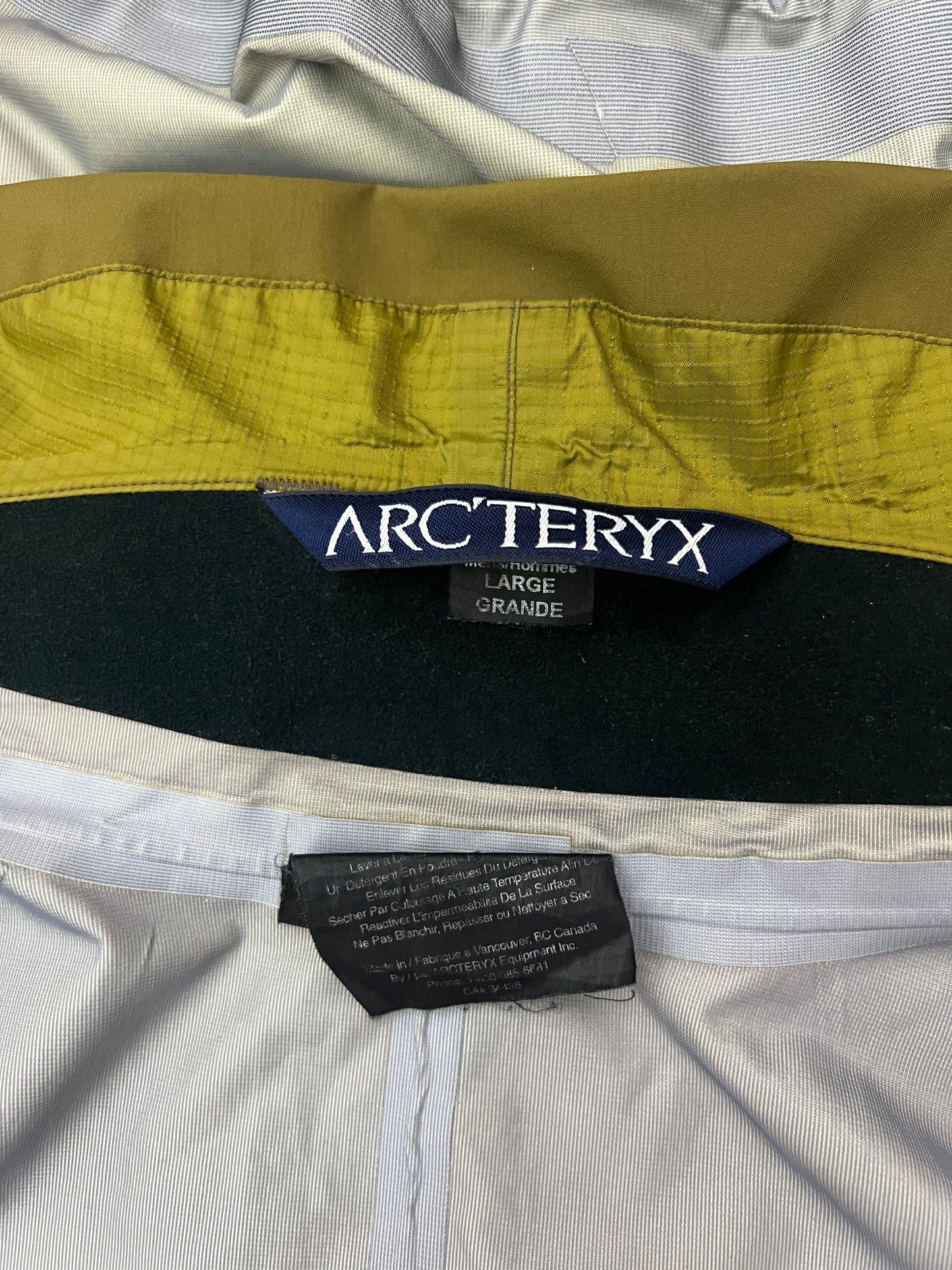 Arc’teryx Theta LT Jacket Algae Green Men’s L Large Gore-Tex XCR
