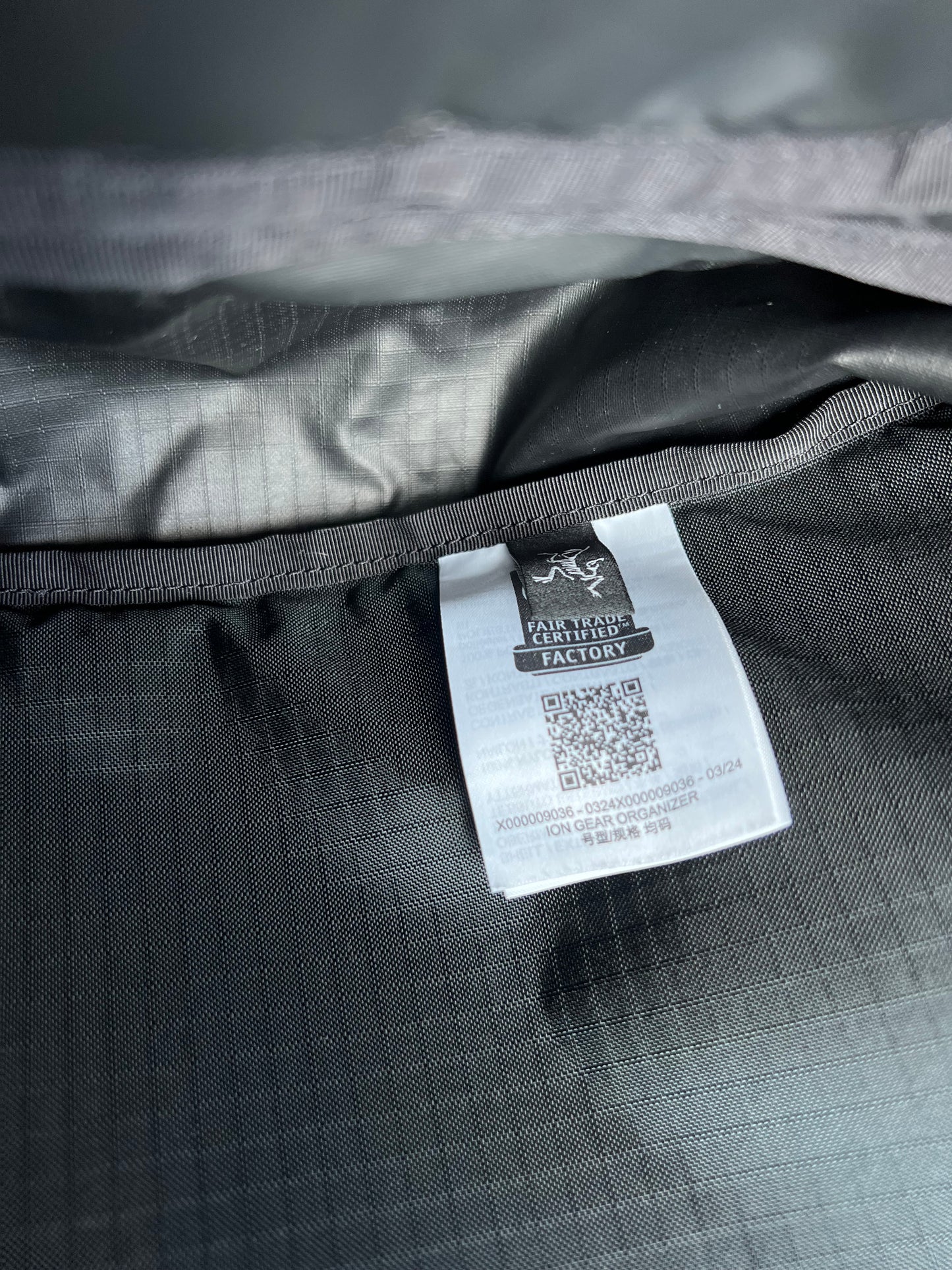 Arc’teryx Ion Gear Organizer Black