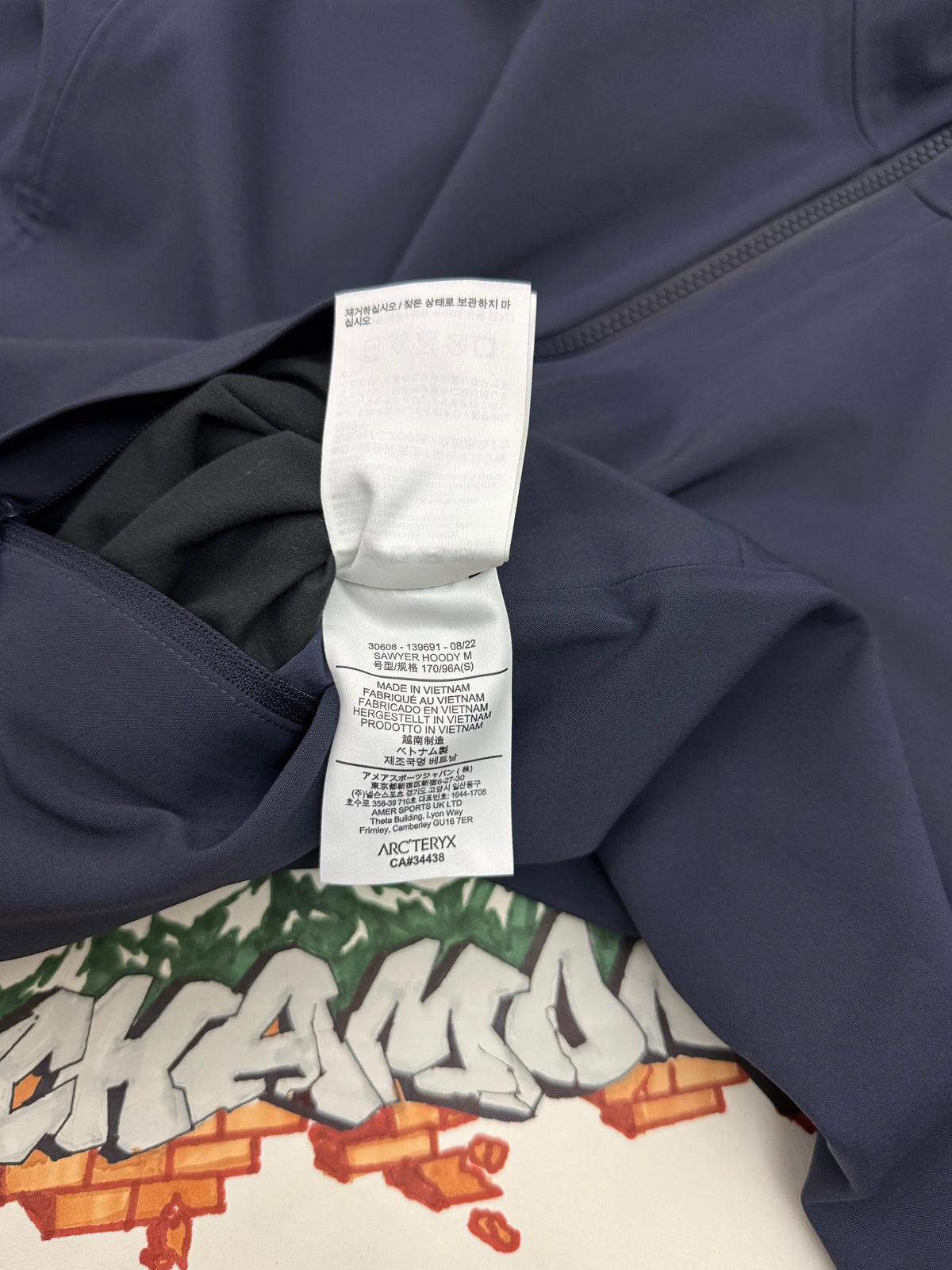 Arc'teryx Sawyer Hoody Blue Men's M Medium Gore-Tex Infinium