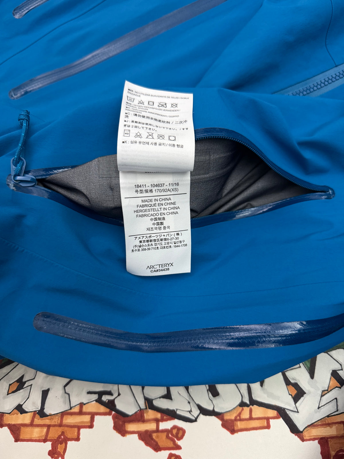 Arc'teryx Beta SV Jacket Blue Men's XS Extra Small Gore-Tex Pro