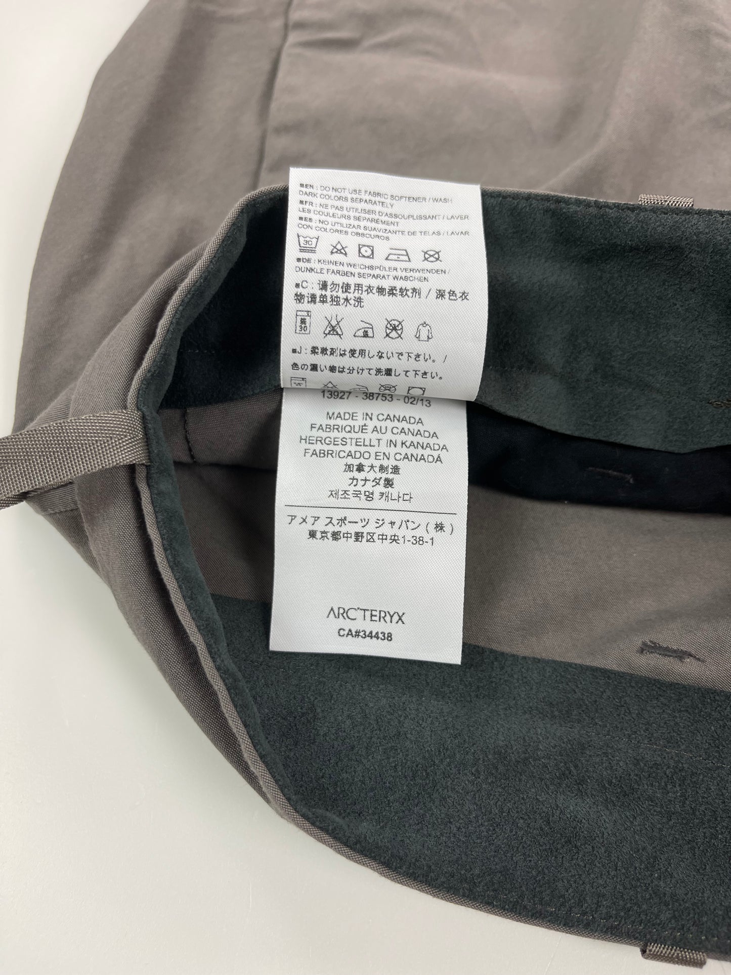 Arc'teryx Veilance Men’s Aparat Pant Grey Men’s 33