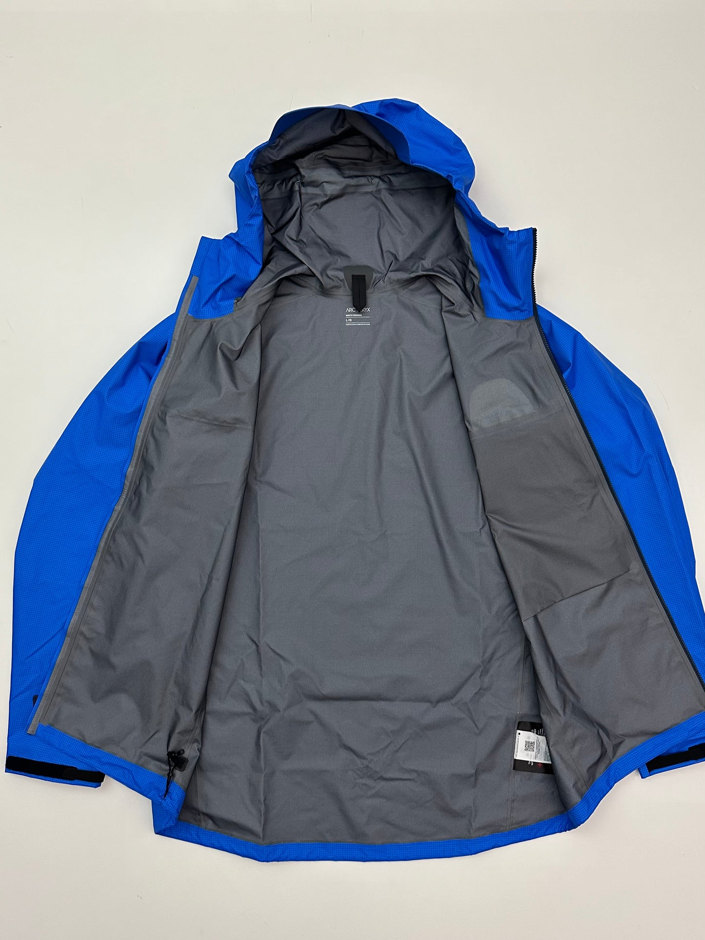Arc’teryx Alpha Lightweight Jacket Light Vitality / Black Sapphire Men’s L Large Gore-Tex RECCO