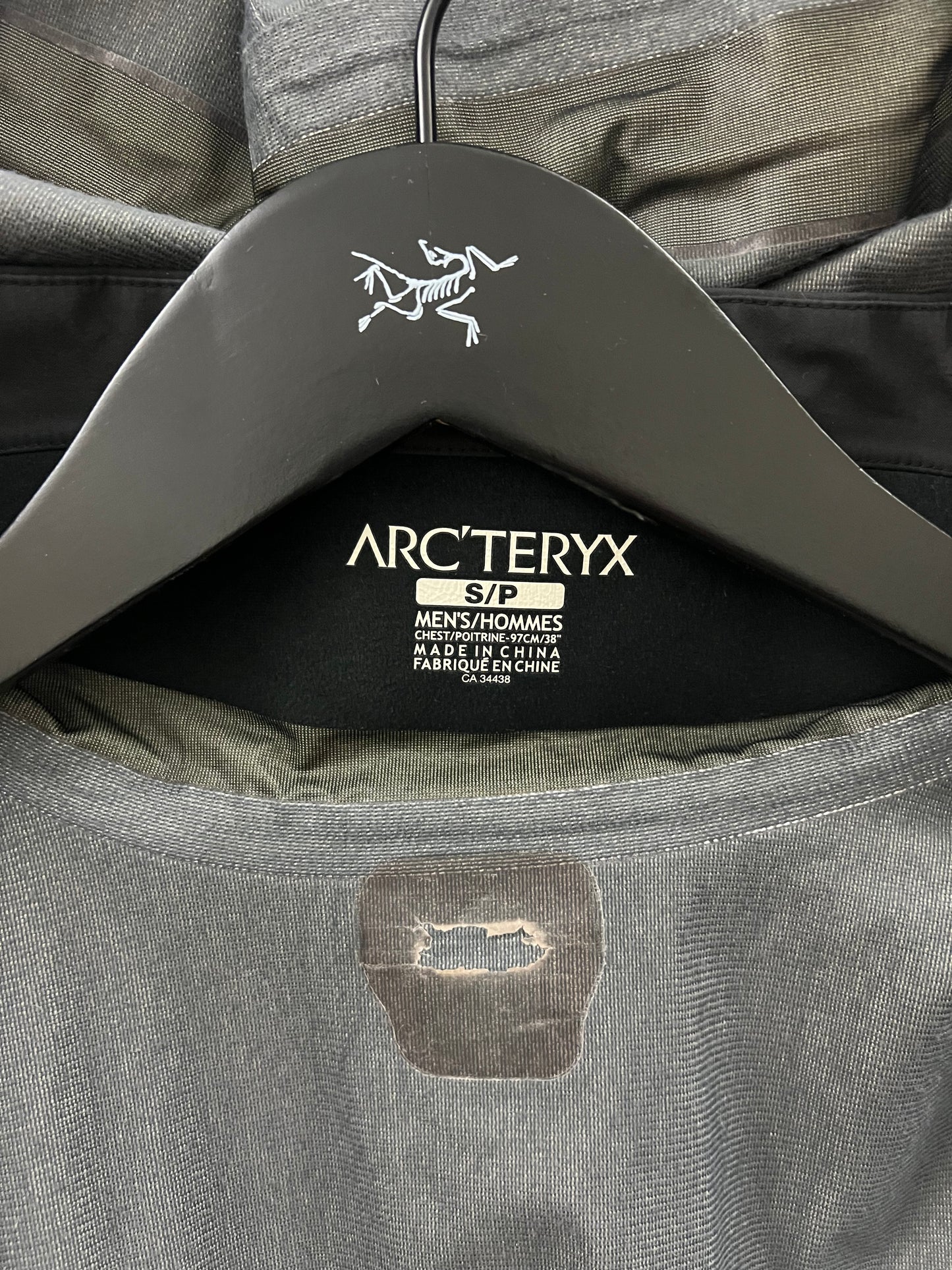 Arc’teryx Stingray Jacket Black Men’s S Small Gore-Tex RECCO