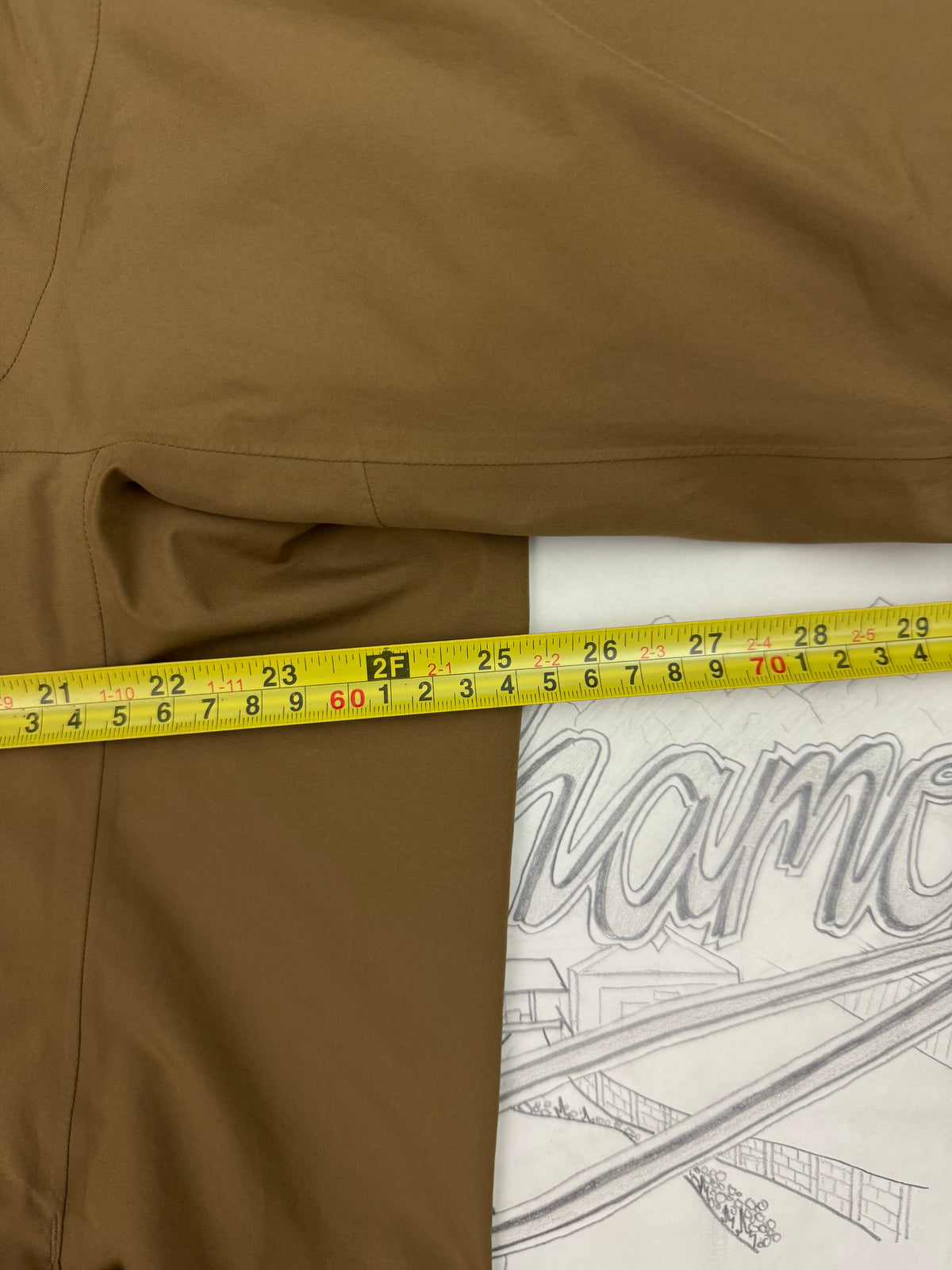 Arc'teryx Solano Jacket Brown Men's L Large Gore-Tex Infinium Shell