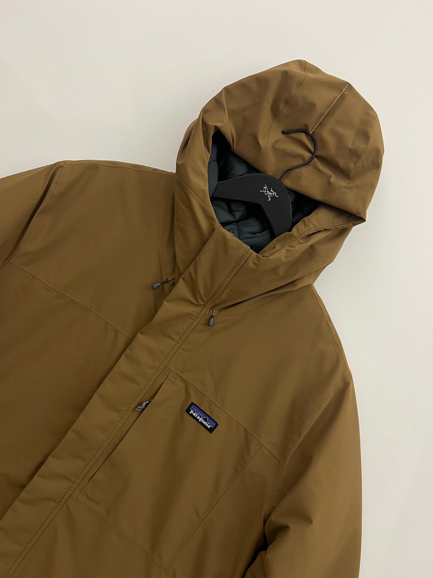 Patagonia Windshadow Waterproof Parka Coriander Brown Men’s L Large