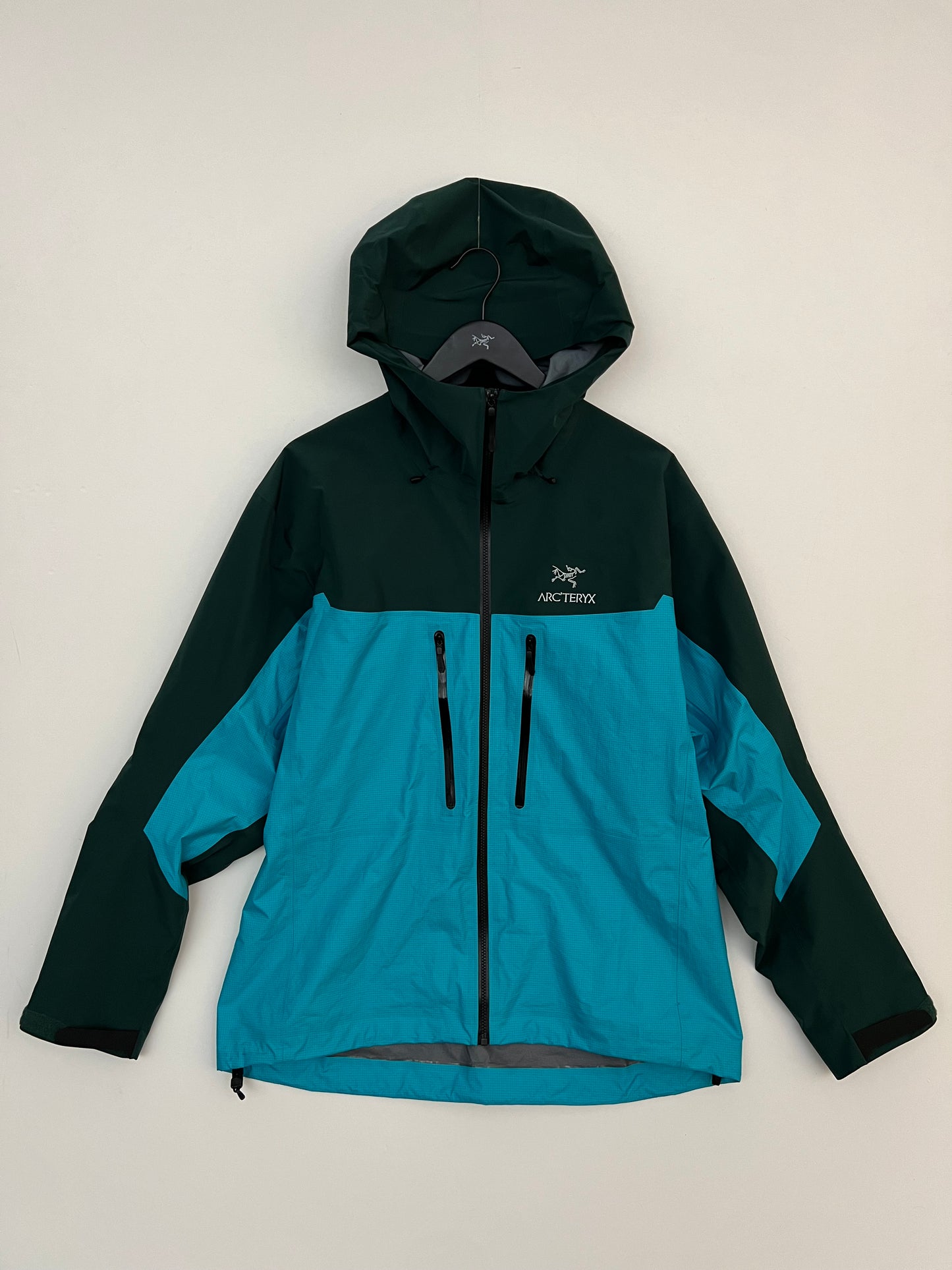 Arc’teryx Alpha Jacket Blue Tetra / Pytheas Men’s XL Gore-Tex Pro RECCO