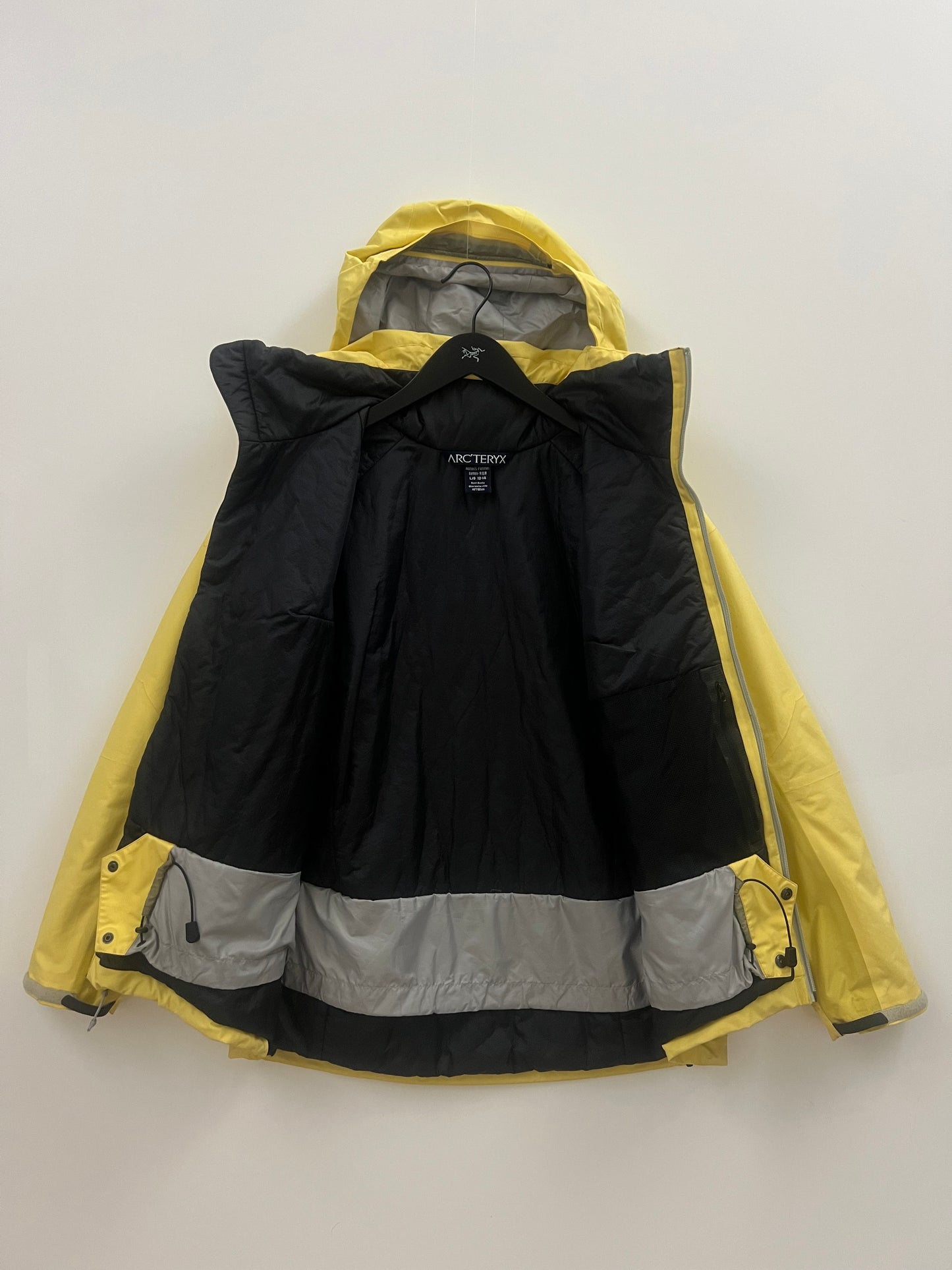 Arc’teryx Primaloft Ski Jacket Butter Yellow Women’s L Large Gore-Tex XCR
