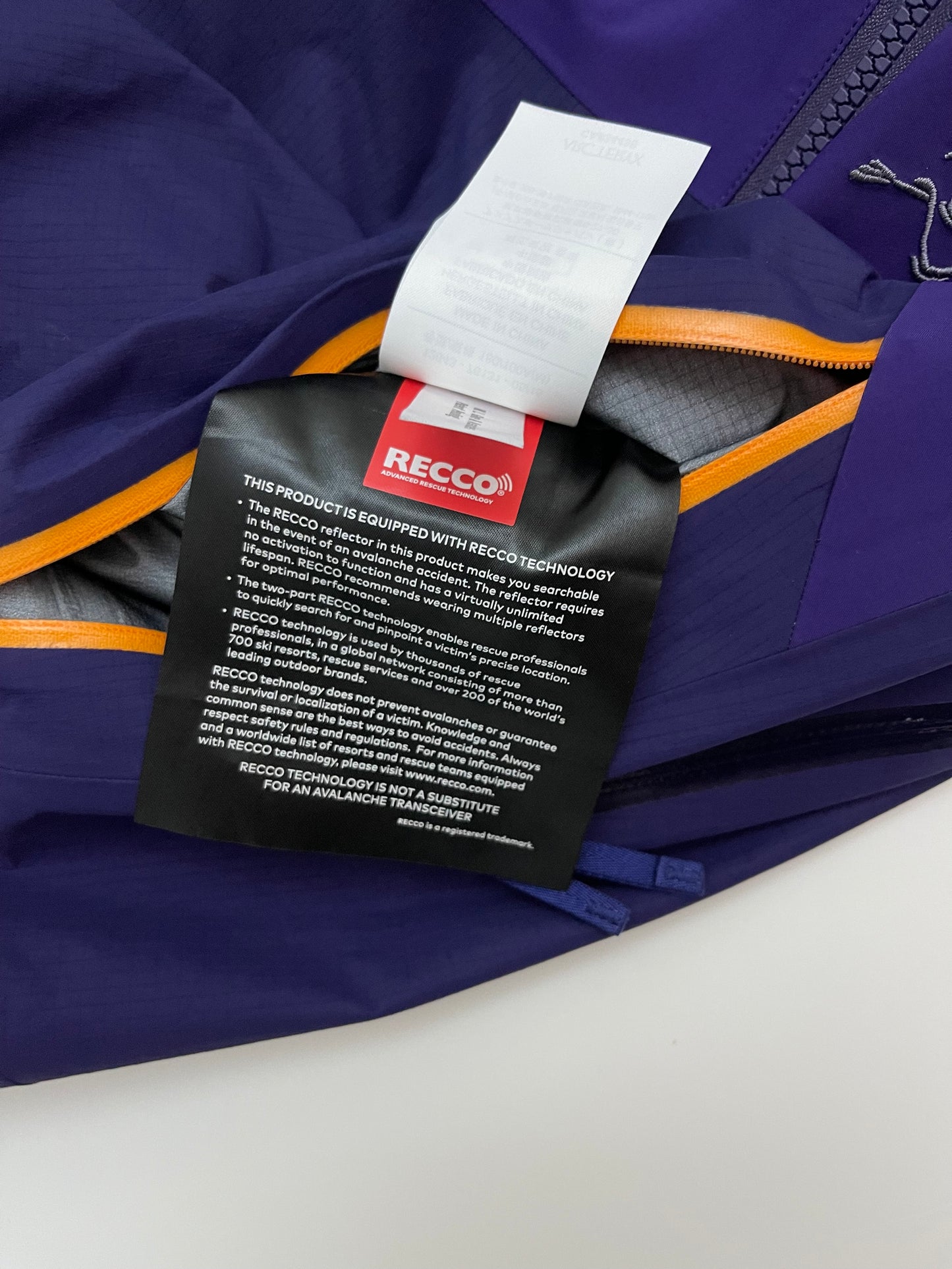Arc’teryx Rush Jacket Noche Purple Men's M Medium Gore-Tex Pro RECCO