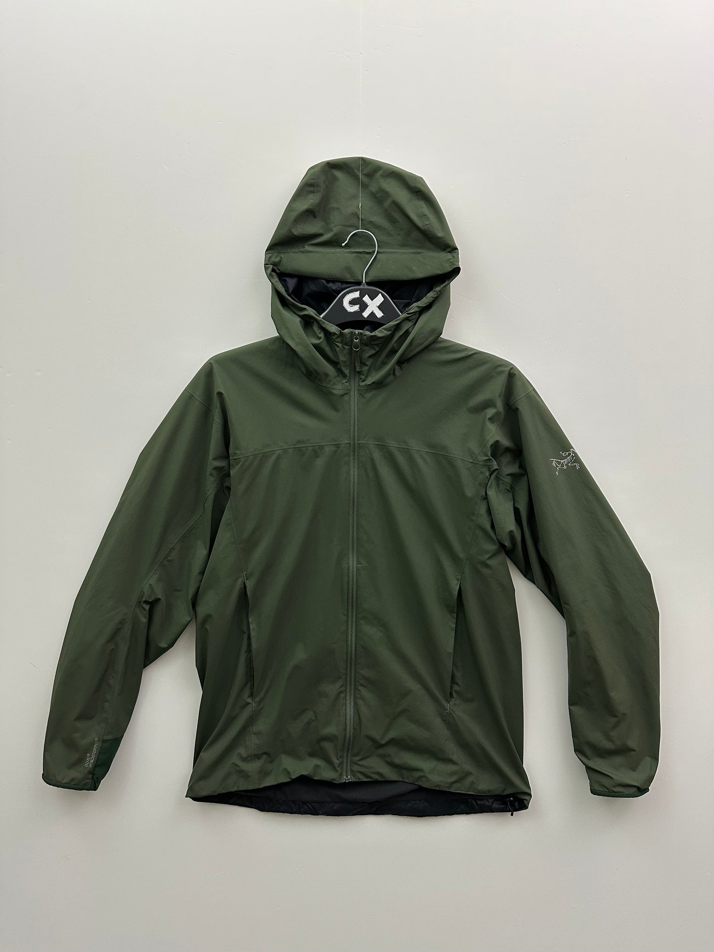 Arc’teryx Solano Hoody Green Men’s M Medium Gore Windstopper