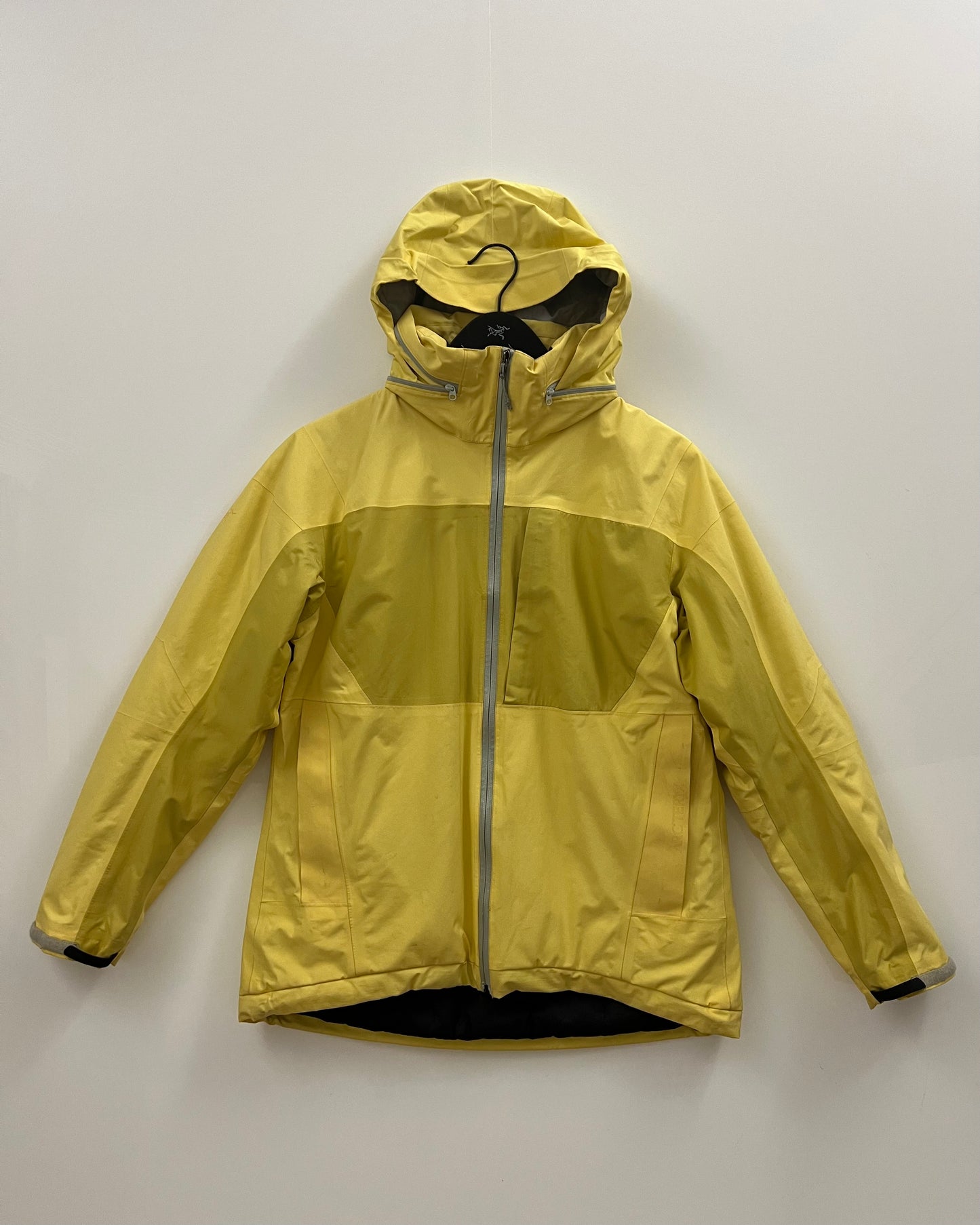 Arc’teryx Primaloft Ski Jacket Butter Yellow Women’s L Large Gore-Tex XCR
