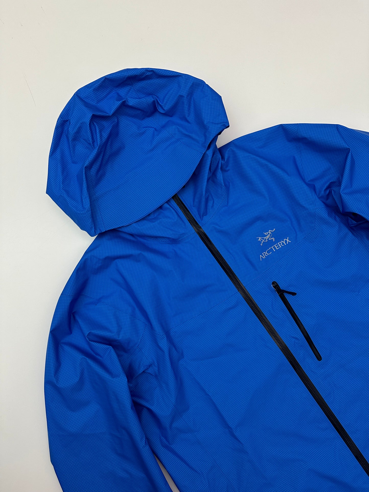 Arc’teryx Alpha Lightweight Jacket Light Vitality / Black Sapphire Men’s L Large Gore-Tex RECCO