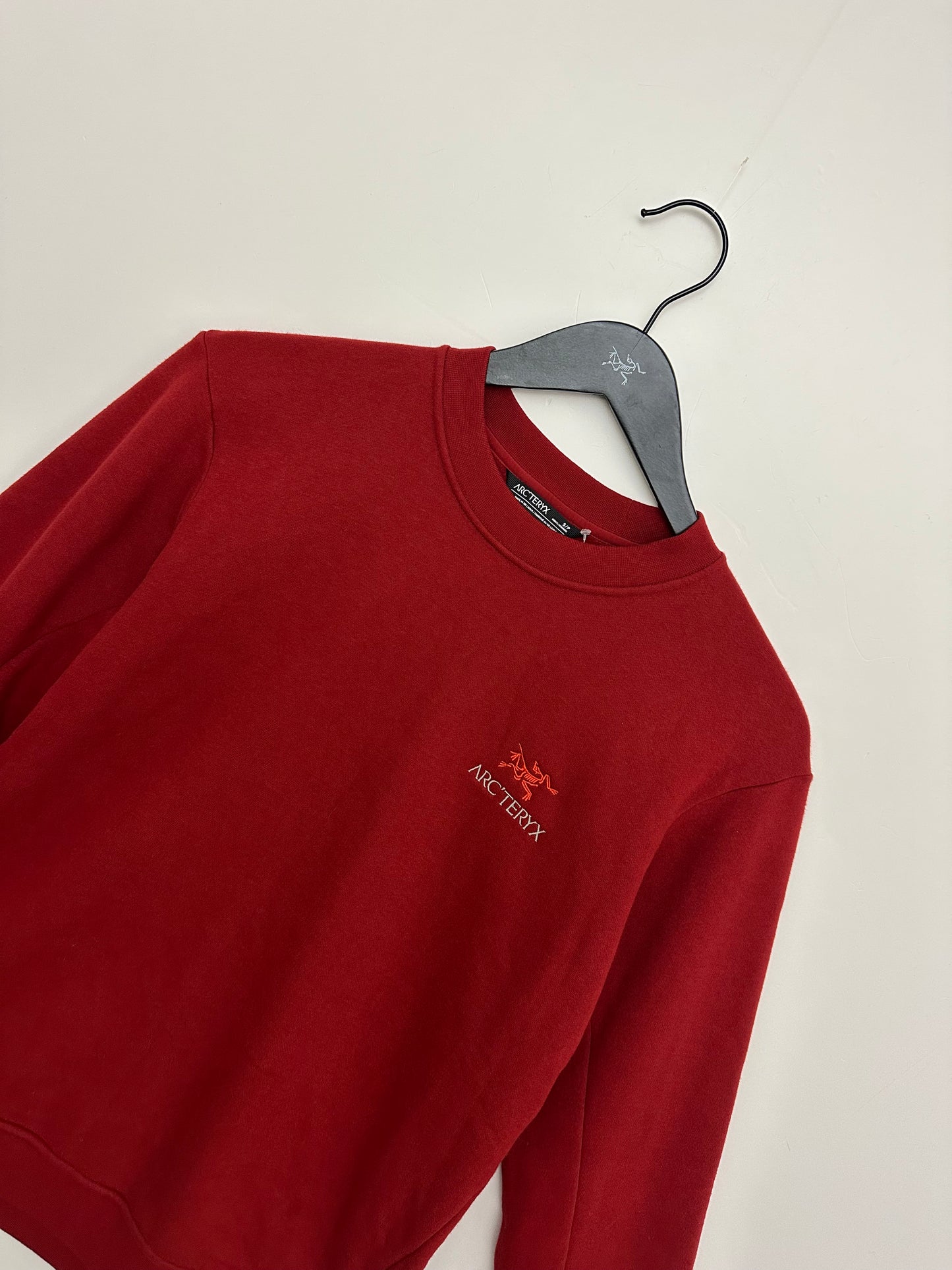 Arc’teryx Word Emblem Crew Neck Pullover Heritage Red Men’s S Small
