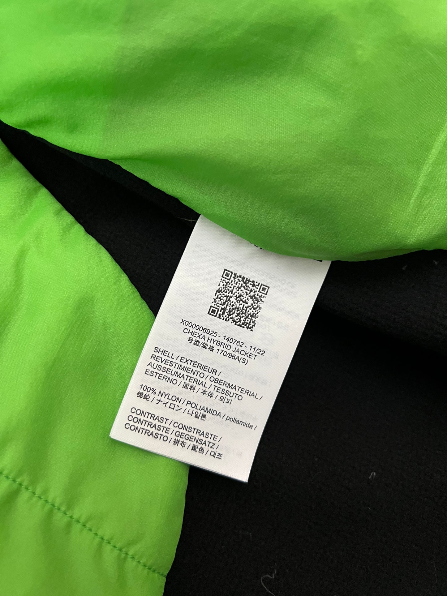 Arc’teryx System_A Chexa Hybrid Jacket Borealis Green Men’s S Small