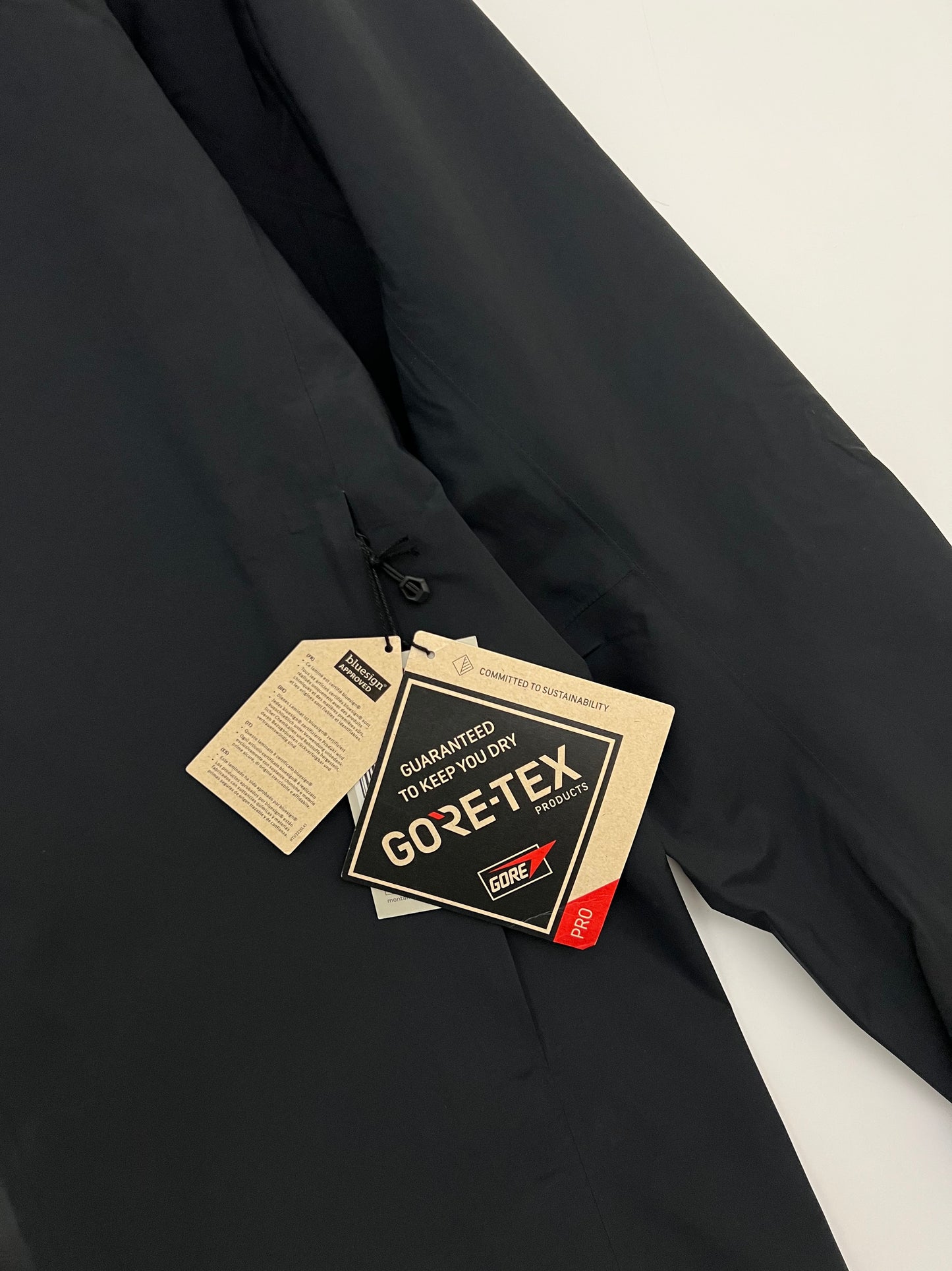 Montane Phase Pro Jacket Black Men's M Gore-Tex Pro