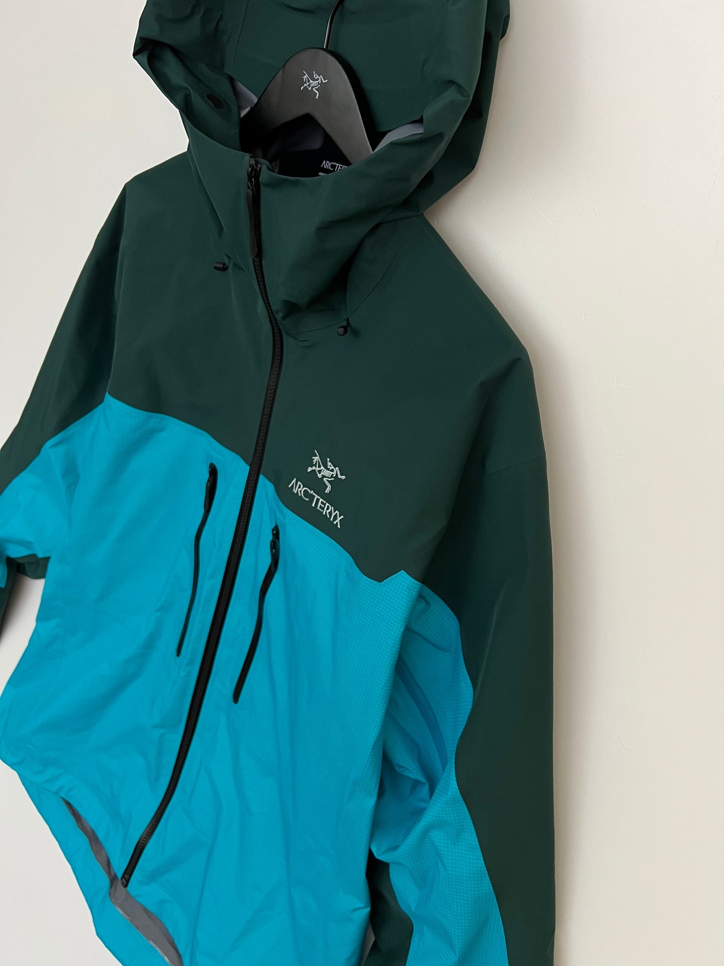 Arc’teryx Alpha Jacket Blue Tetra / Pytheas Men’s XL Gore-Tex Pro RECCO