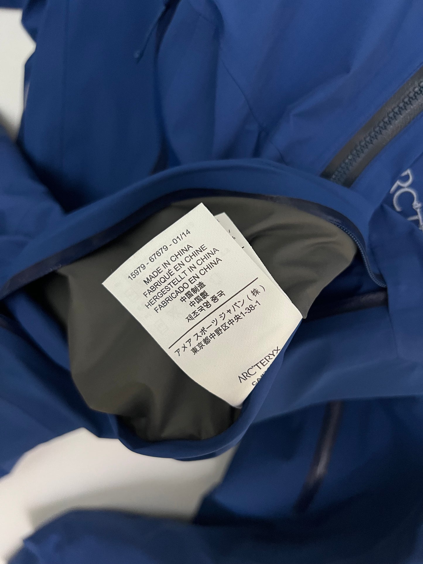 Arc’teryx Alpha SL Hybrid Jacket Blue Men's M Medium Gore-Tex