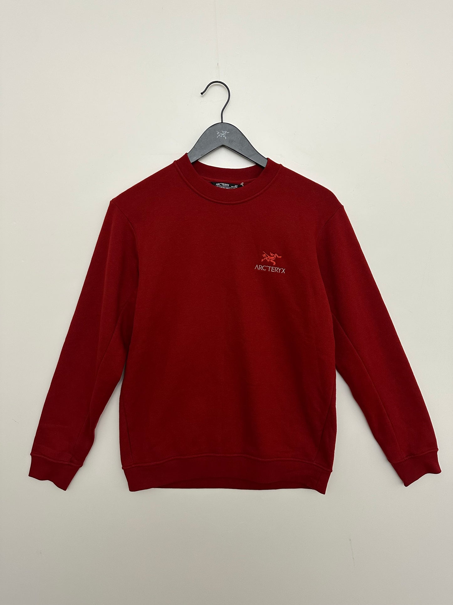 Arc’teryx Word Emblem Crew Neck Pullover Heritage Red Men’s S Small