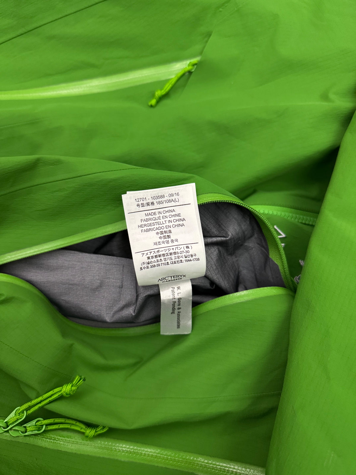 Arc’teryx Beta AR Jacket Green Men’s L Large Gore-Tex Pro