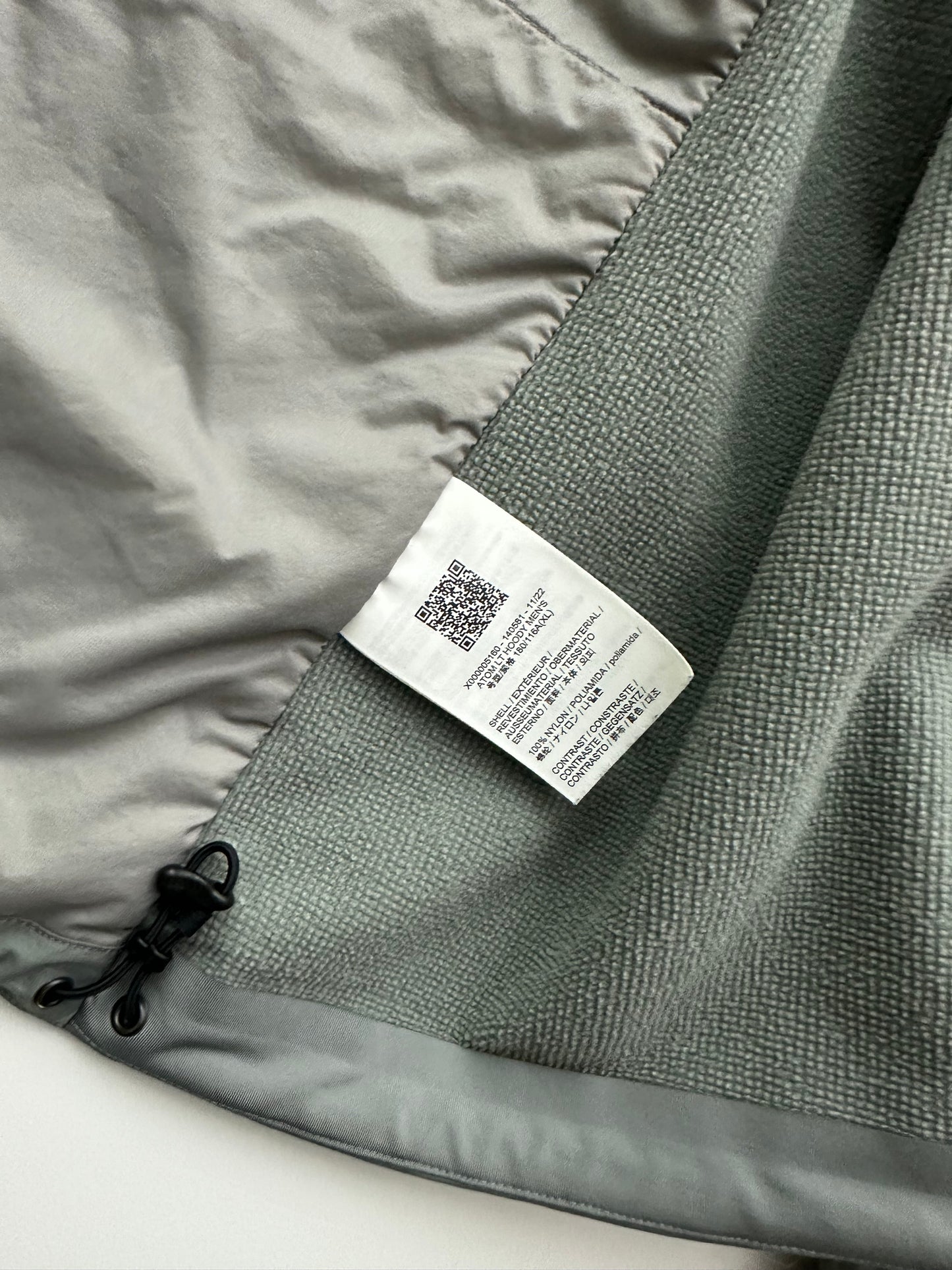 Arc’teryx Atom LT Hoody Grey Men’s XL Extra Large