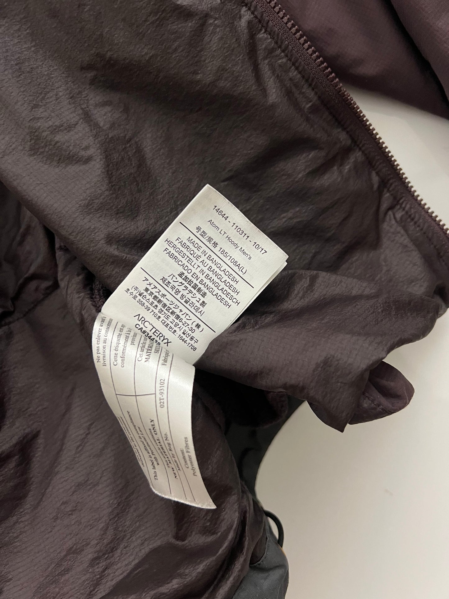 Arc’teryx Atom LT Hoody Brown Men’s L Large