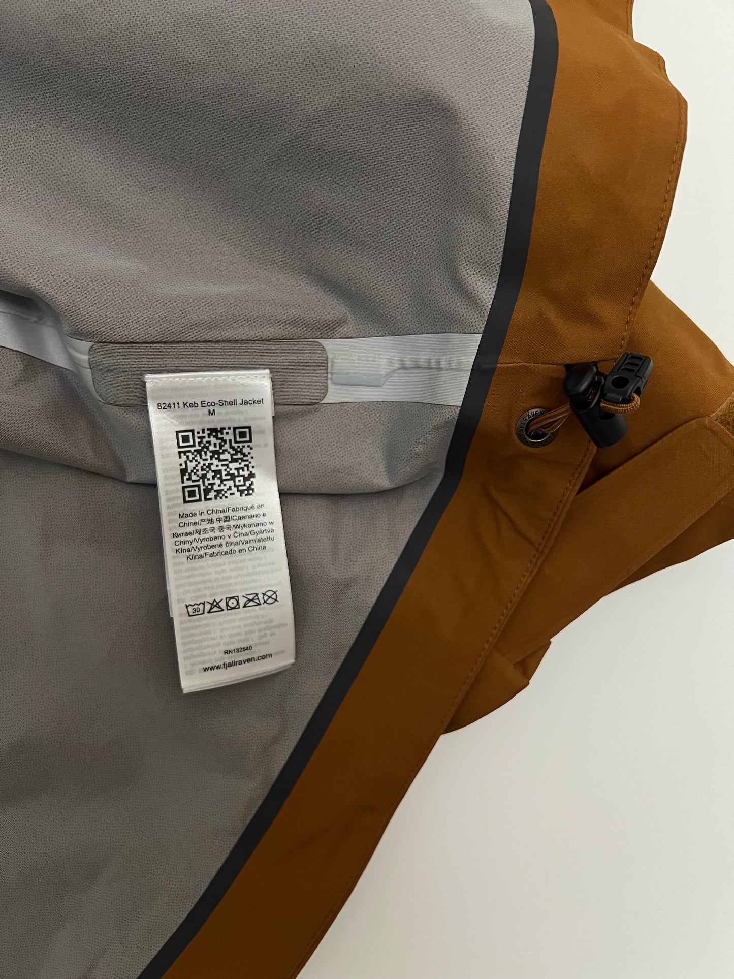 Fjallraven Keb Eco Shell Jacket Chestnut Men’s L Large