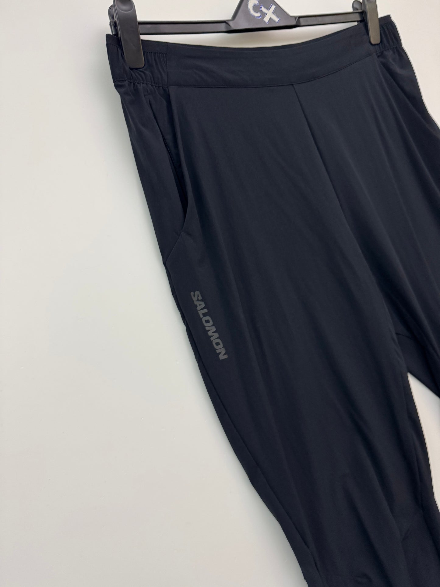 Salomon Men's Large Black Technical Trail Running Pants Trousers