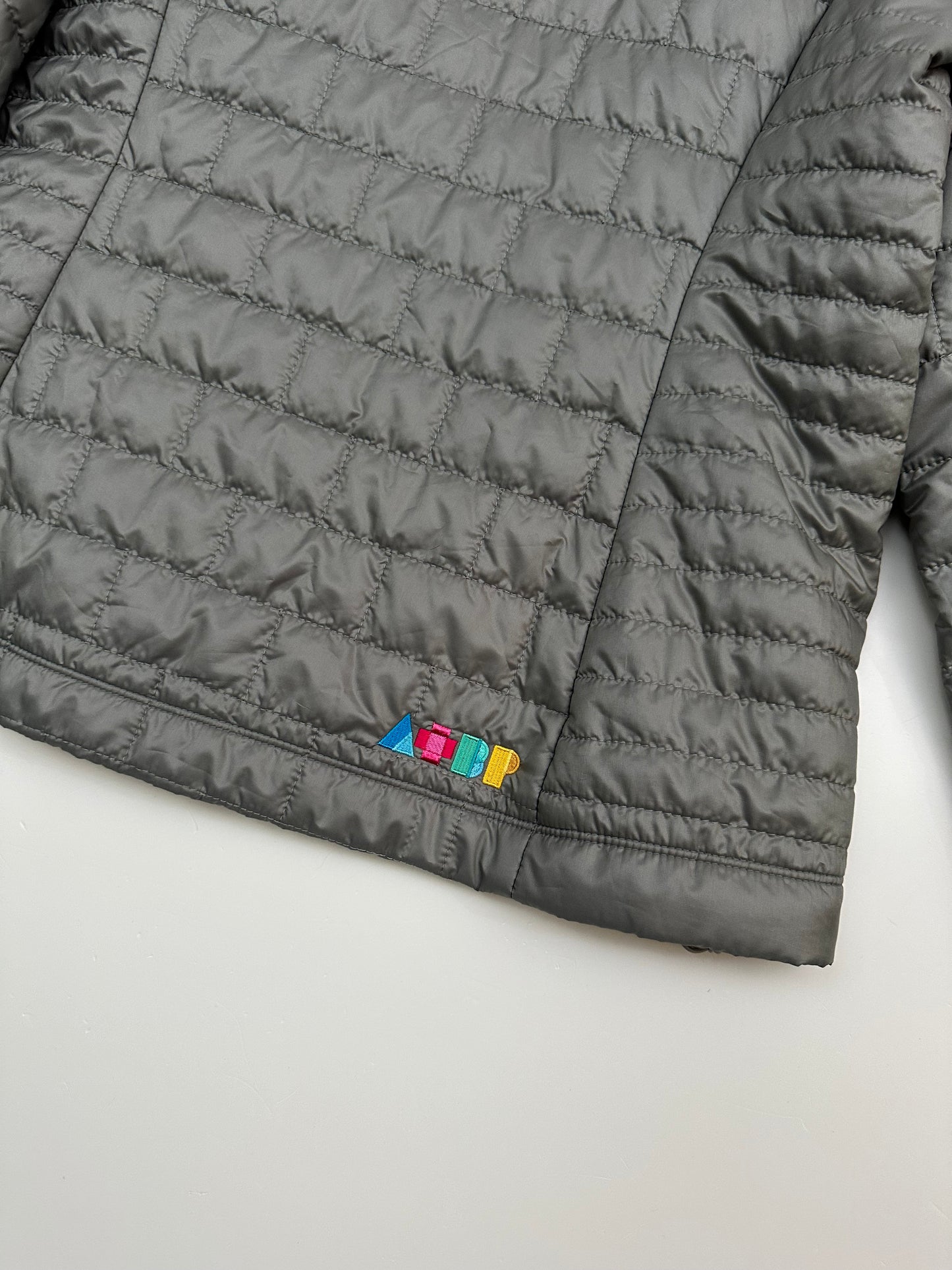 Patagonia Nano Puff Jacket Women's L Large Feather Grey