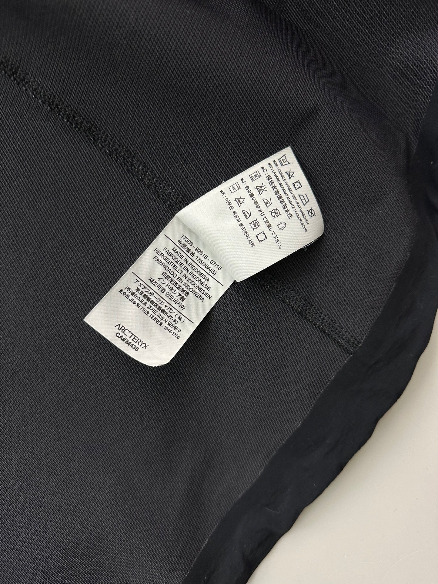 Arc’teryx Gamma LT Jacket Black Men’s S Small
