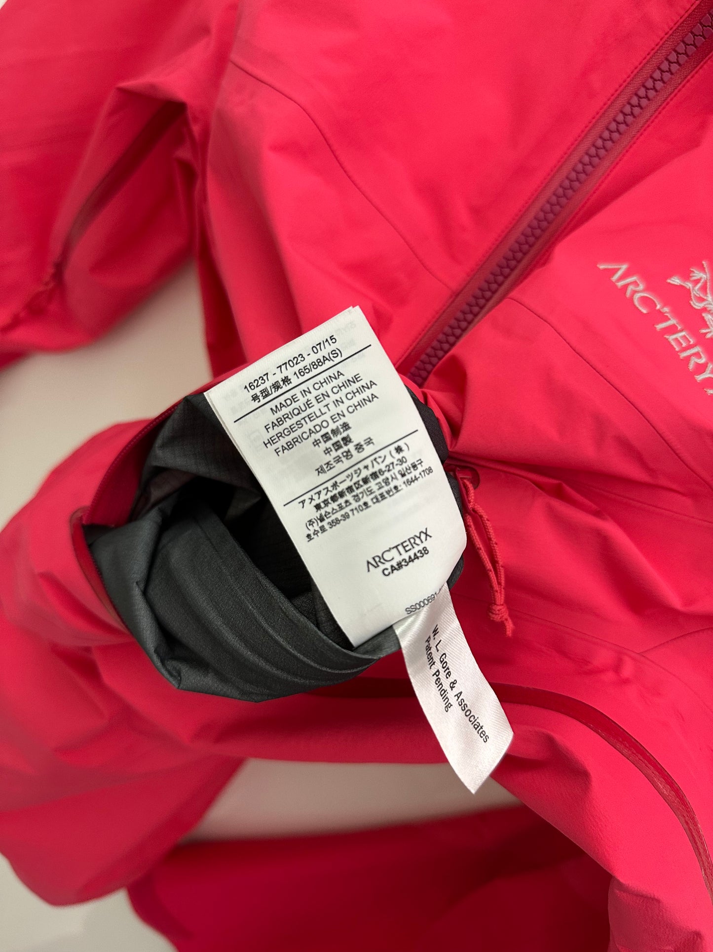 Arc'teryx Beta AR Jacket Pink Women's S Small Gore-Tex Pro