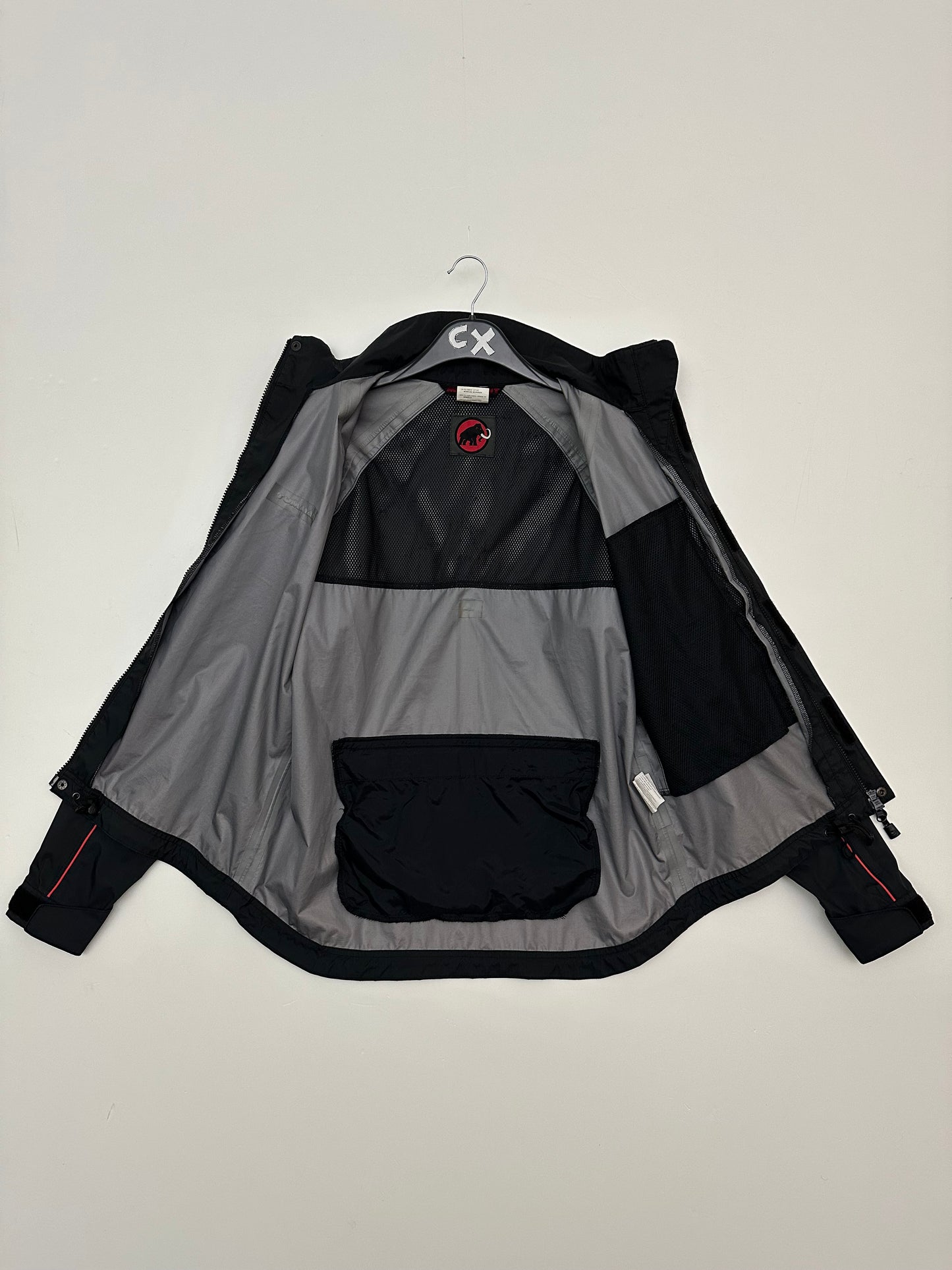 Mammut Wenaha DRYtech Waterproof Jacket Black/Red Men’s Large