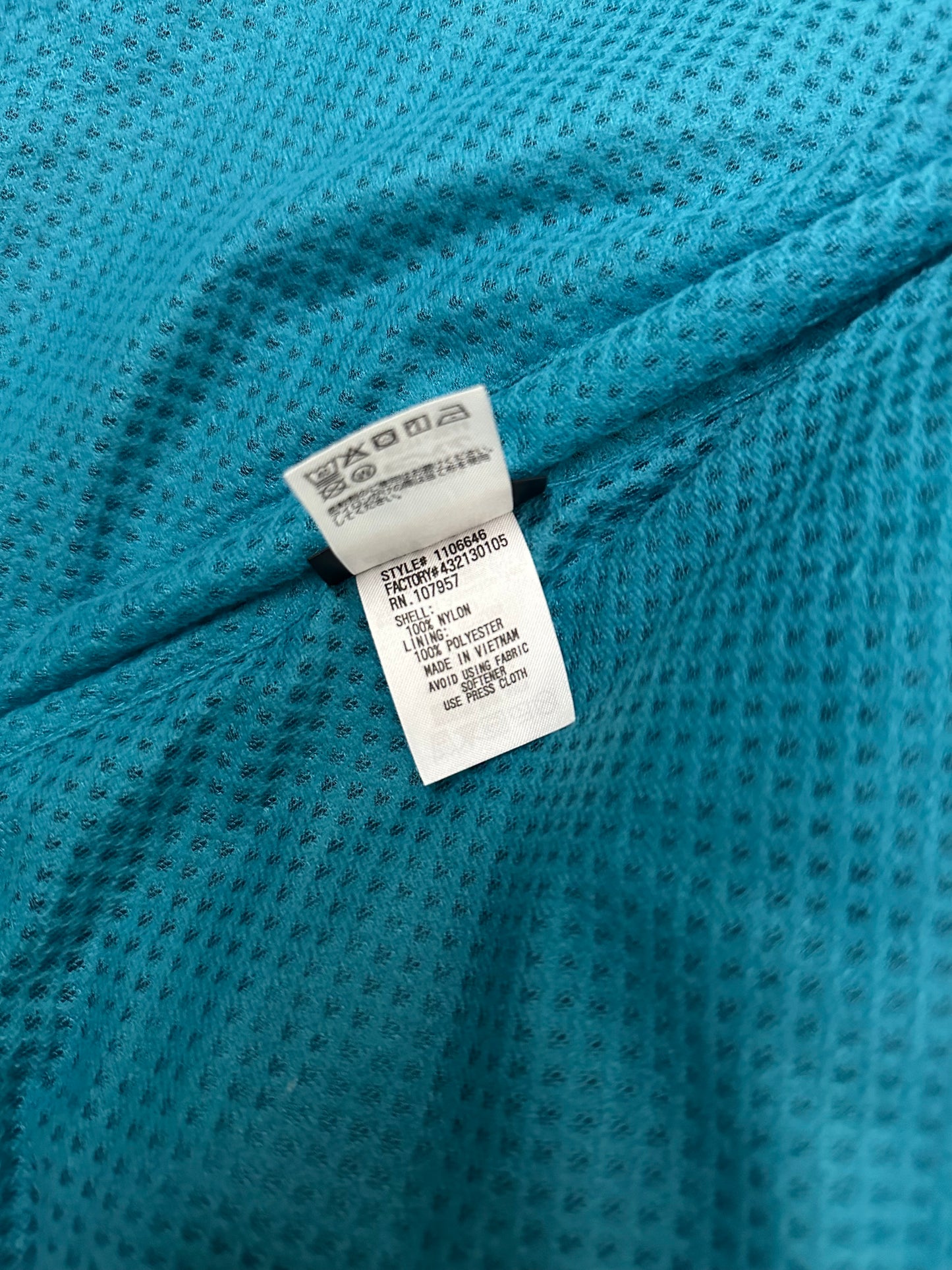 Montbell Light Shell Hooded Jacket Blue Packable Women's M Medium