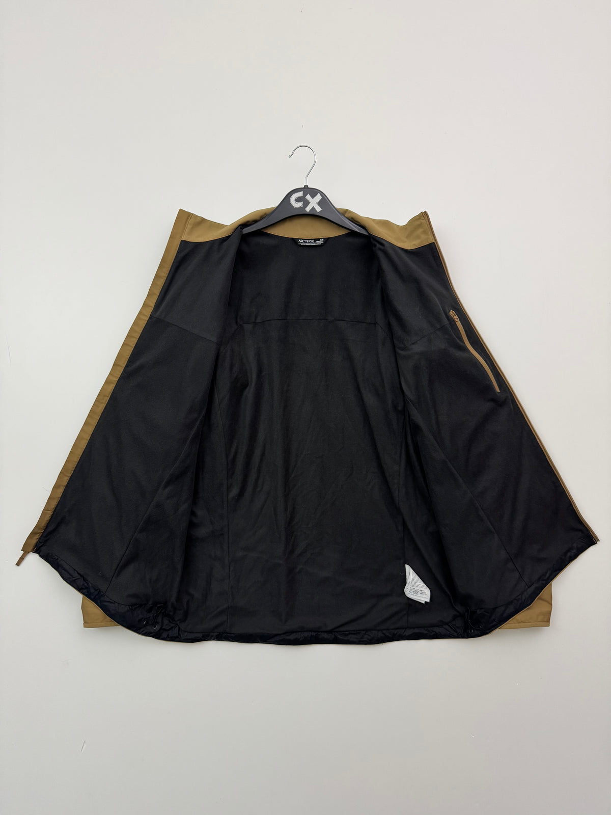 Arc'teryx Solano Jacket Brown Men's L Large Gore-Tex Infinium Shell