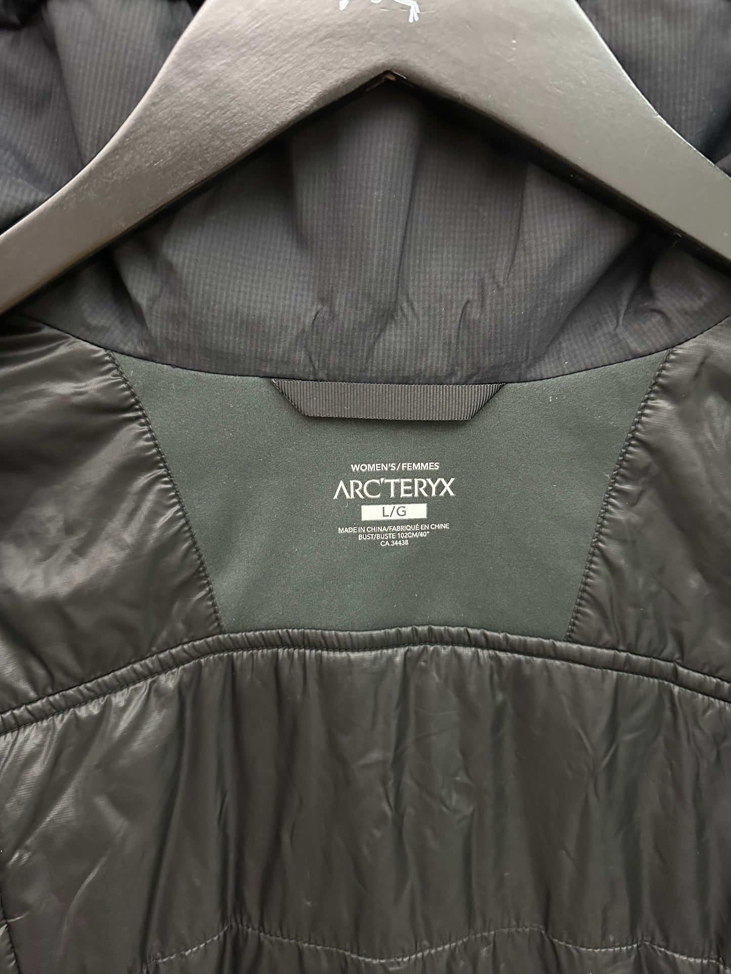 Arc’teryx Nadina Jacket Somerset Blue Women’s L Large Gore Thermium RECCO
