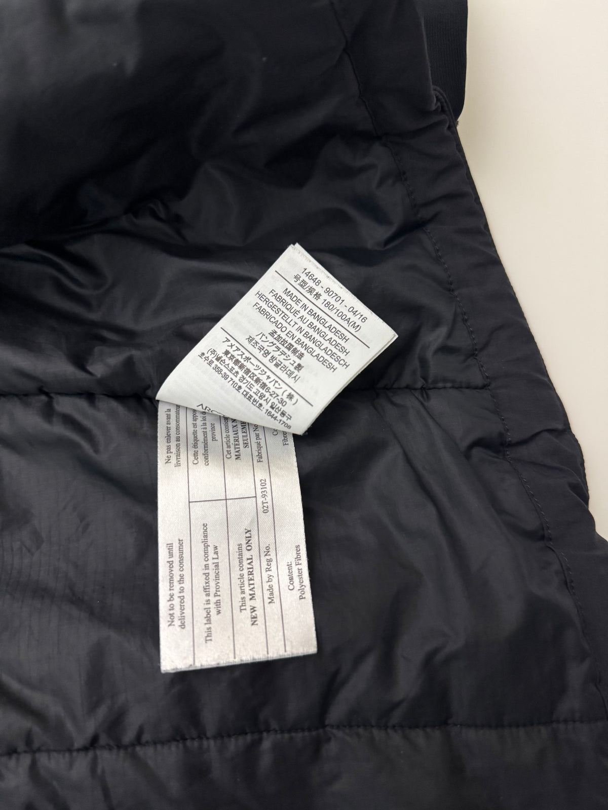 Arc'teryx Atom AR Hoody Black Men's M Medium