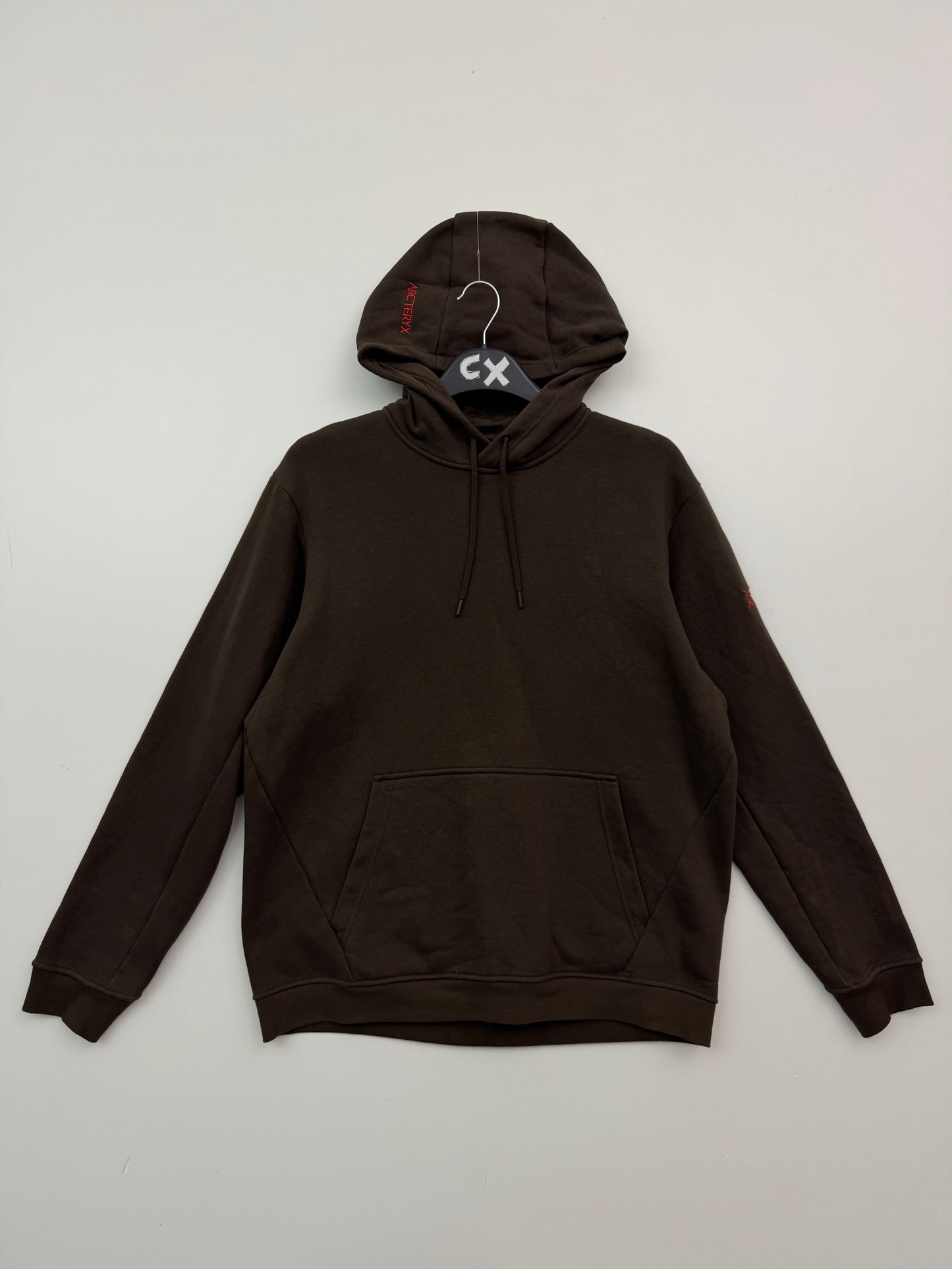 Arc'teryx Emblem Fleece Hoody Men's L Large Carob Brown