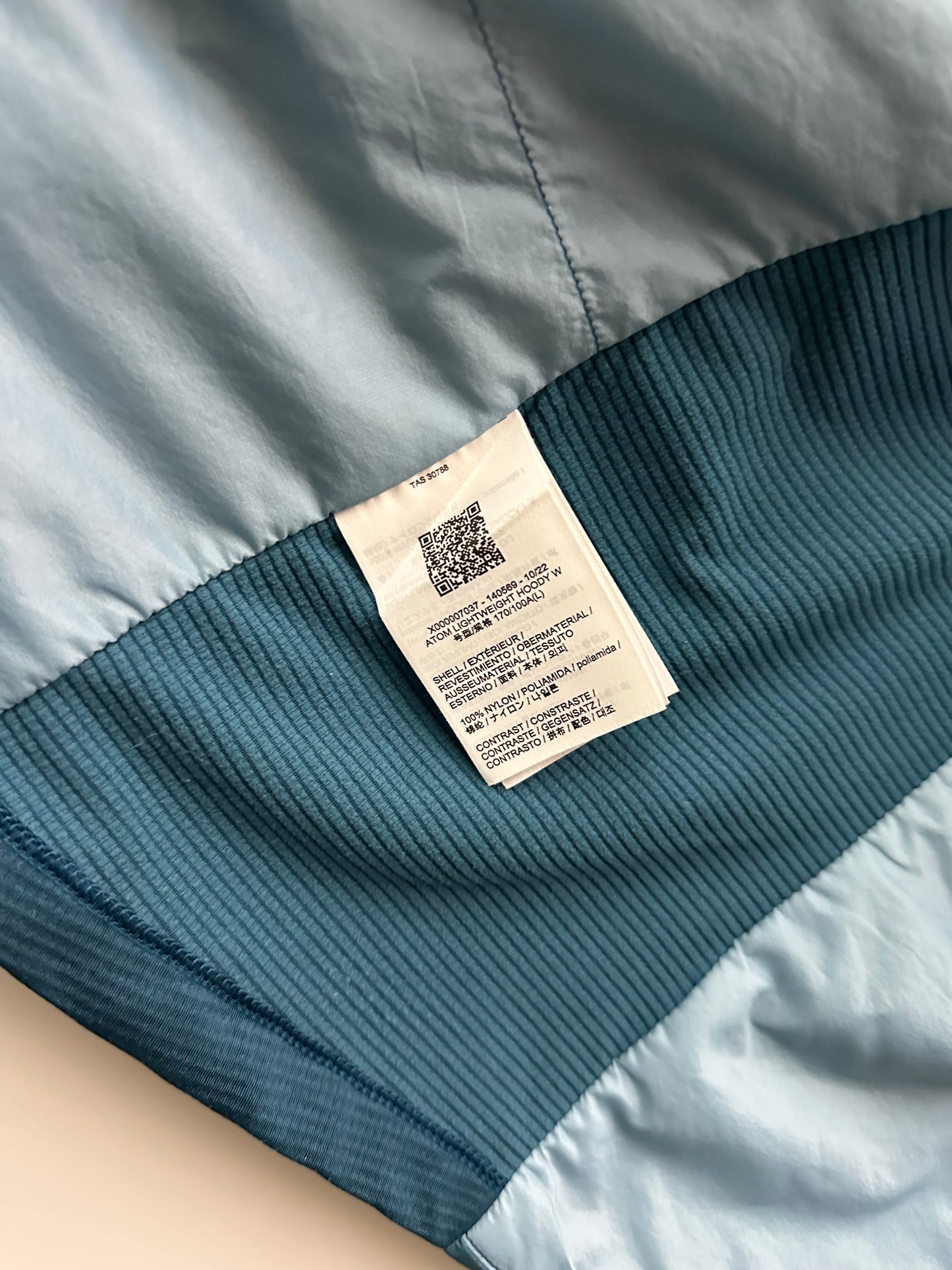 Arc’teryx Atom Lightweight Hoody Blue Women’s L Large